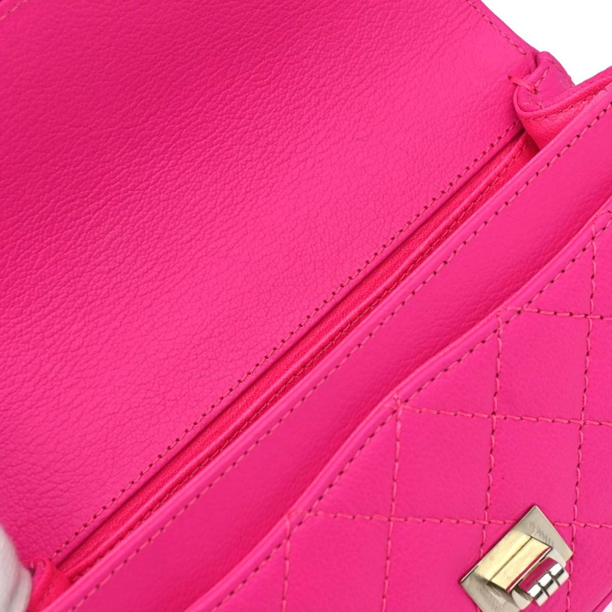 Chanel Reissue 2.55 Flap Clutch Quilted Aged Calfskin Pink Leather Shoulder Bag Bag (Pre-Owned)