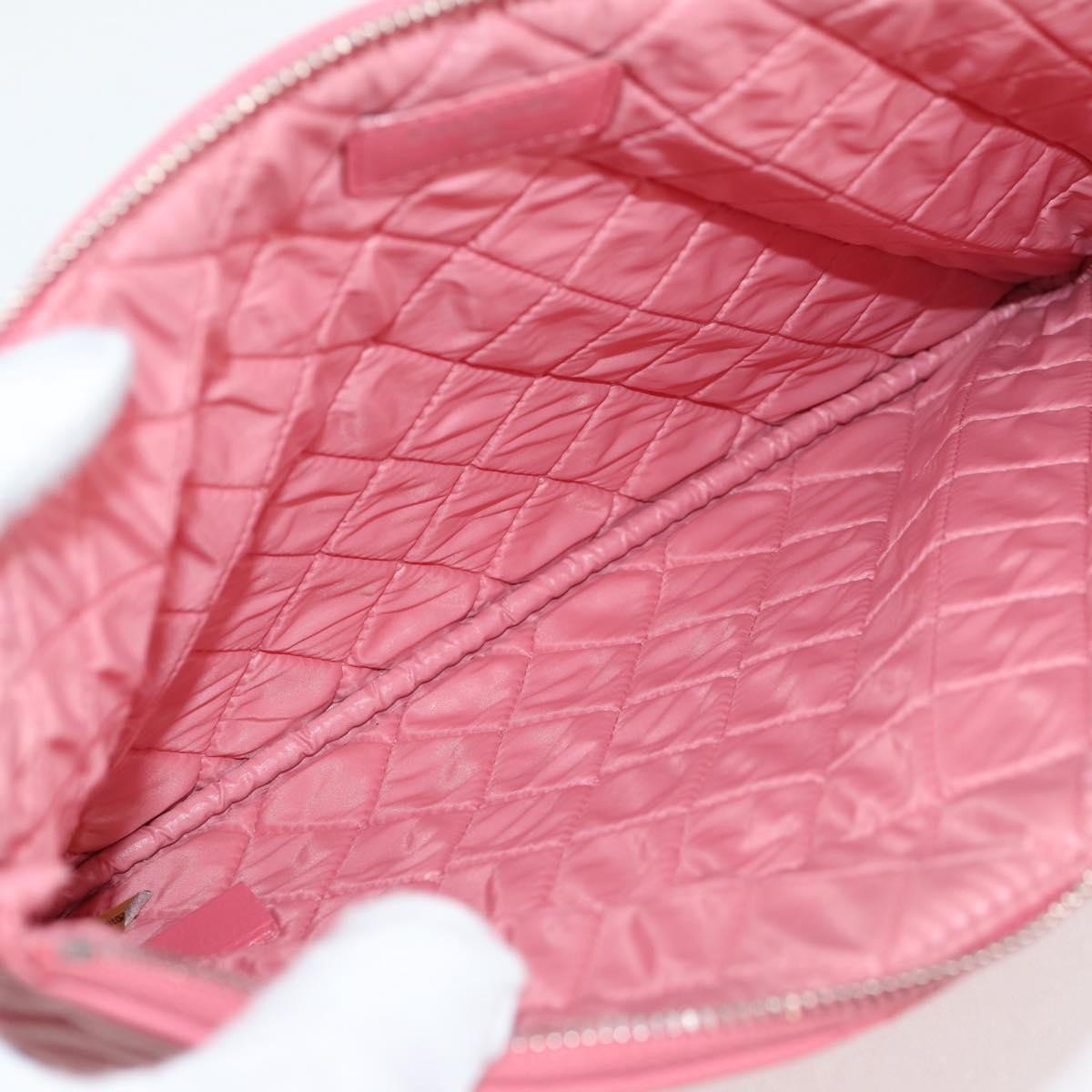 Chanel Cc Casino O Case Clutch Quilted Lambskin Pink Leather Clutche & Pouche Bag (Pre-Owned)
