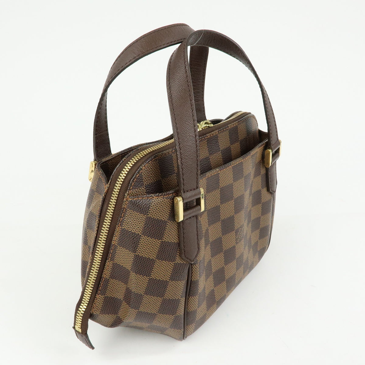 Louis Vuitton Belem Damier Brown Canvas Handbag (Pre-Owned)