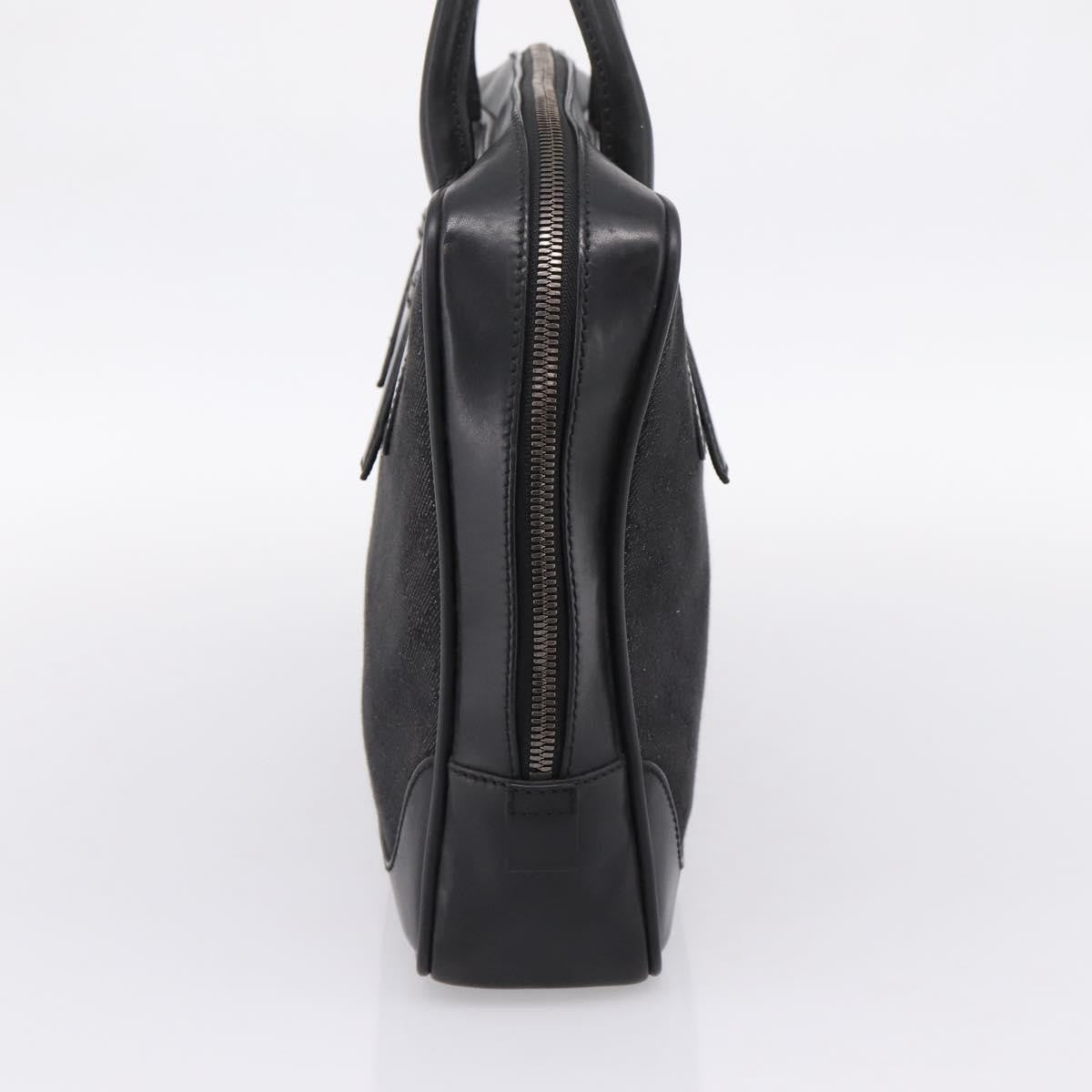 Gucci Gg Supreme Gg Canvas Black Canvas Handbag (Pre-Owned)