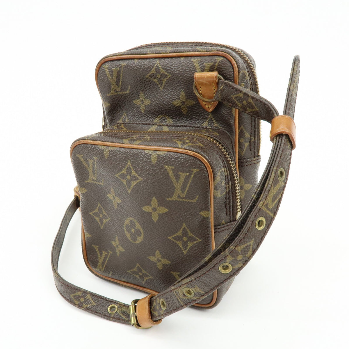 Louis Vuitton Amazone Monogram Canvas Brown Canvas Handbag (Pre-Owned)