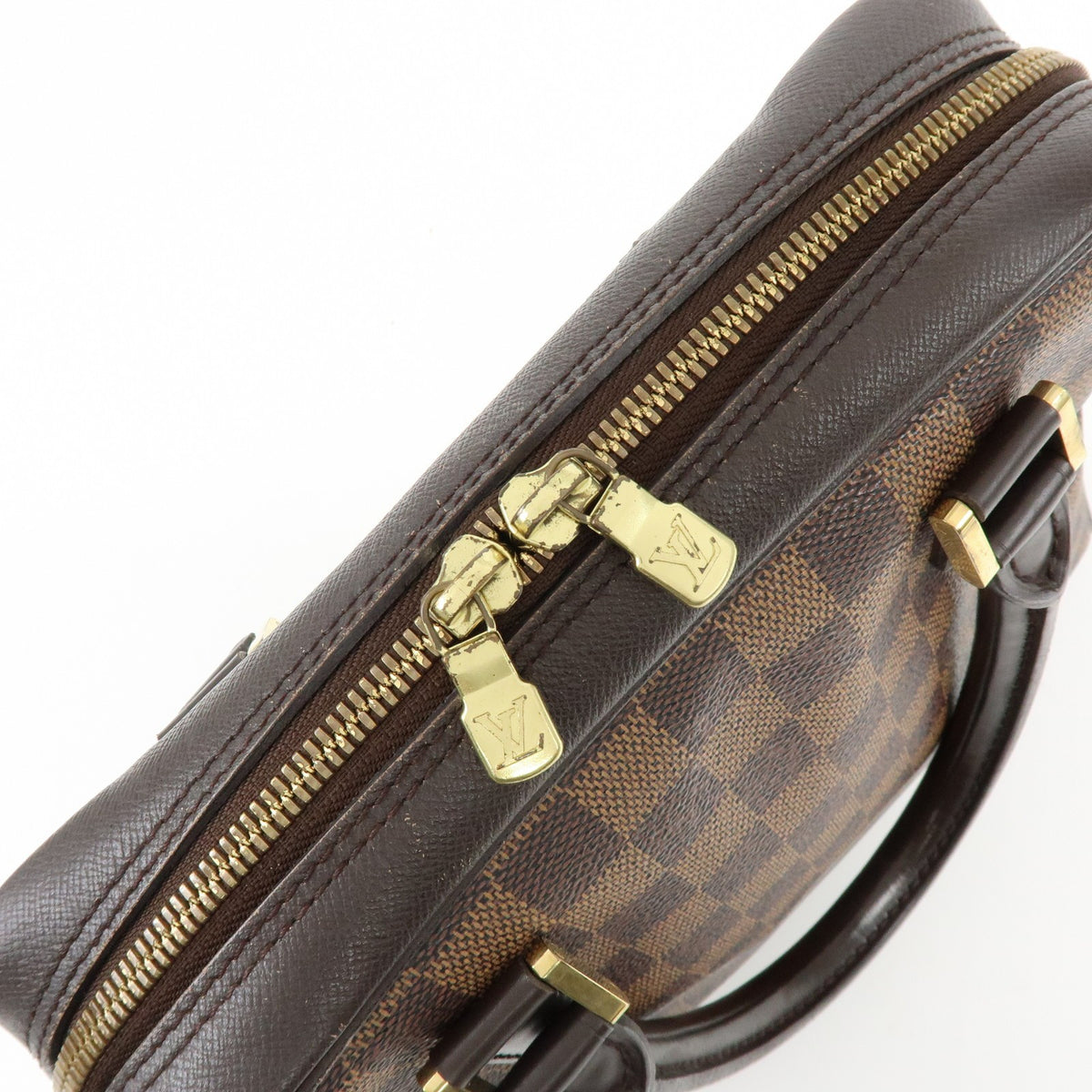 Louis Vuitton Brera Damier Brown Canvas Handbag (Pre-Owned)