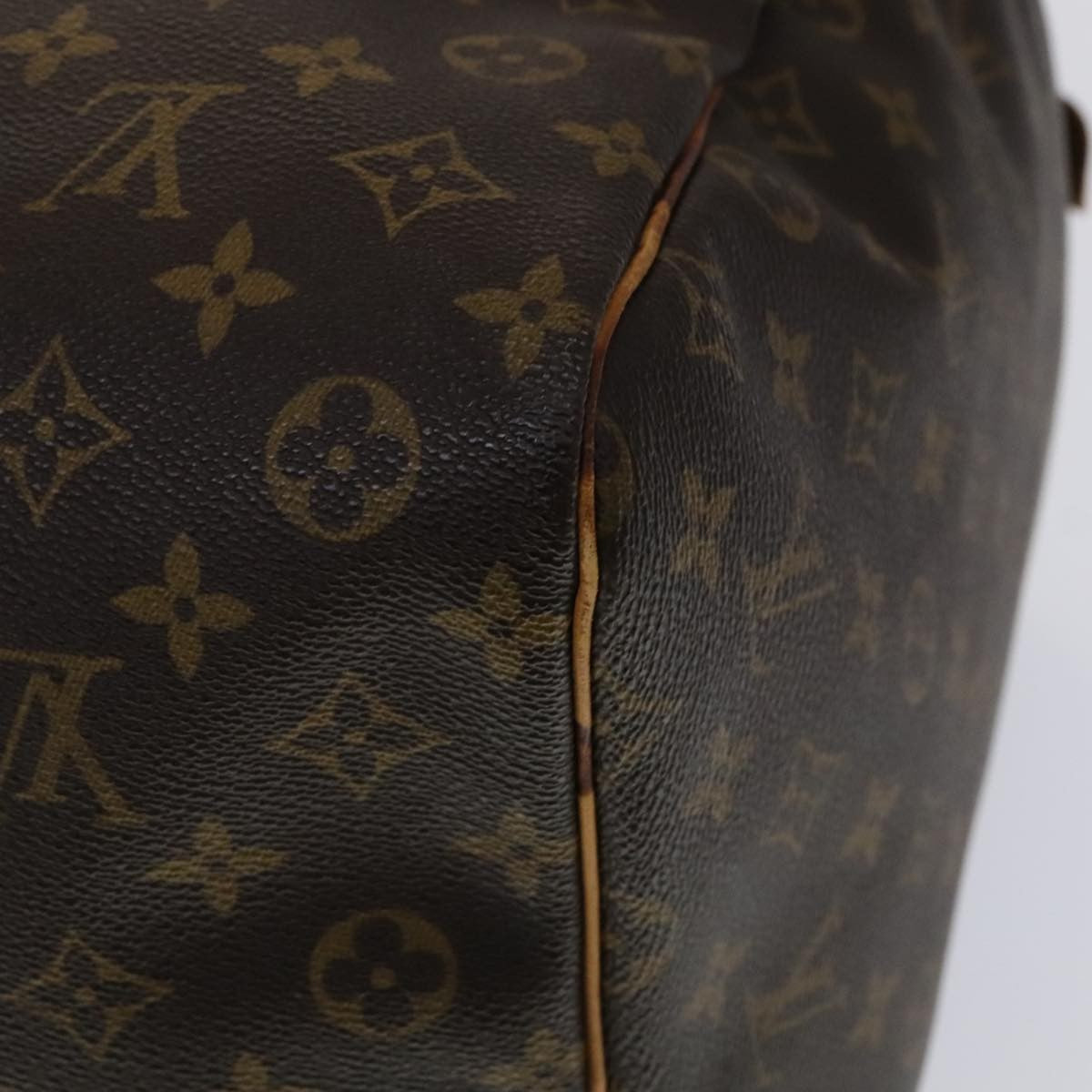 Louis Vuitton Keepall Monogram Canvas Brown Canvas Travel Bag Bag (Pre-Owned)