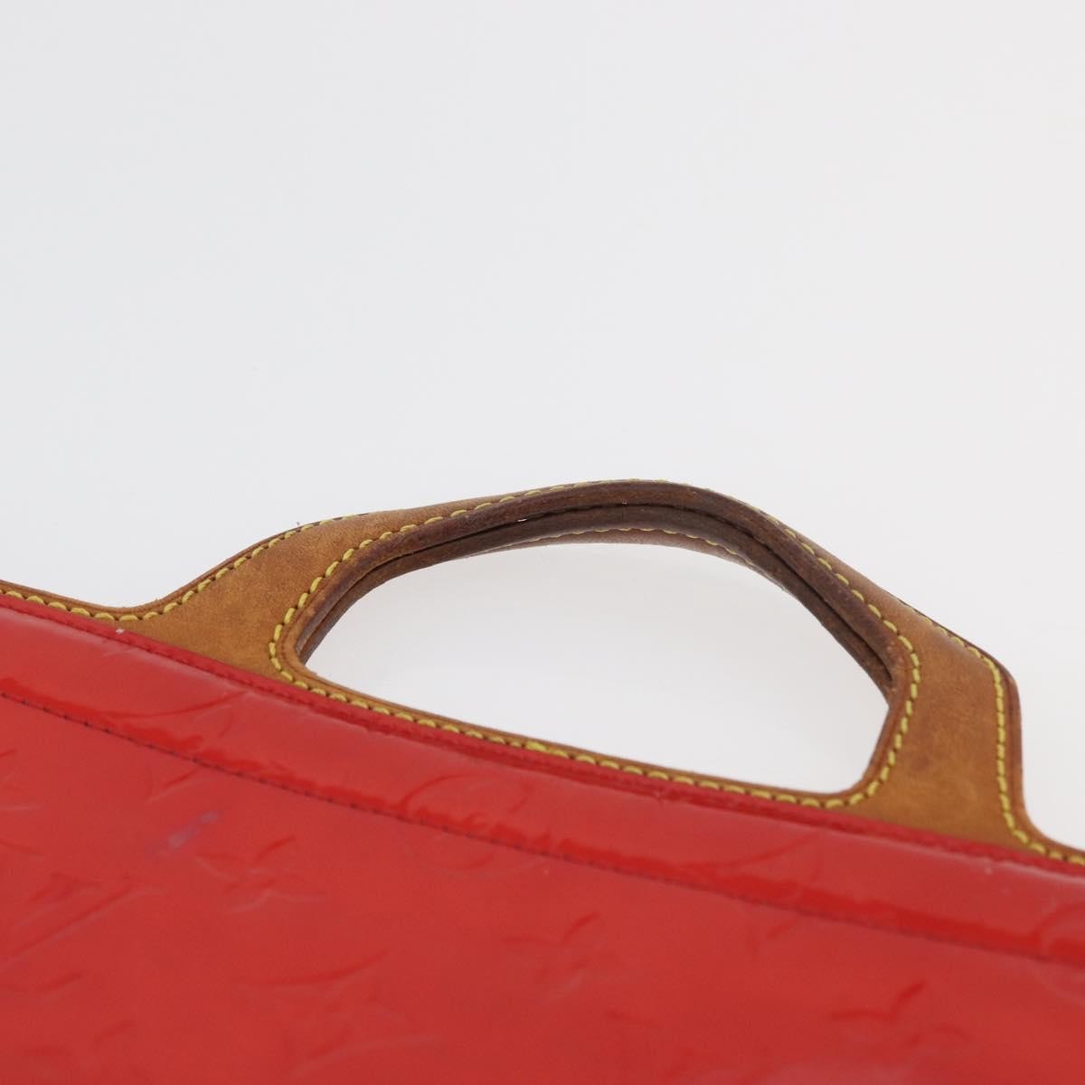 Louis Vuitton Stanton Monogram Vernis Red Patent_Leather Tote Bag Bag (Pre-Owned)