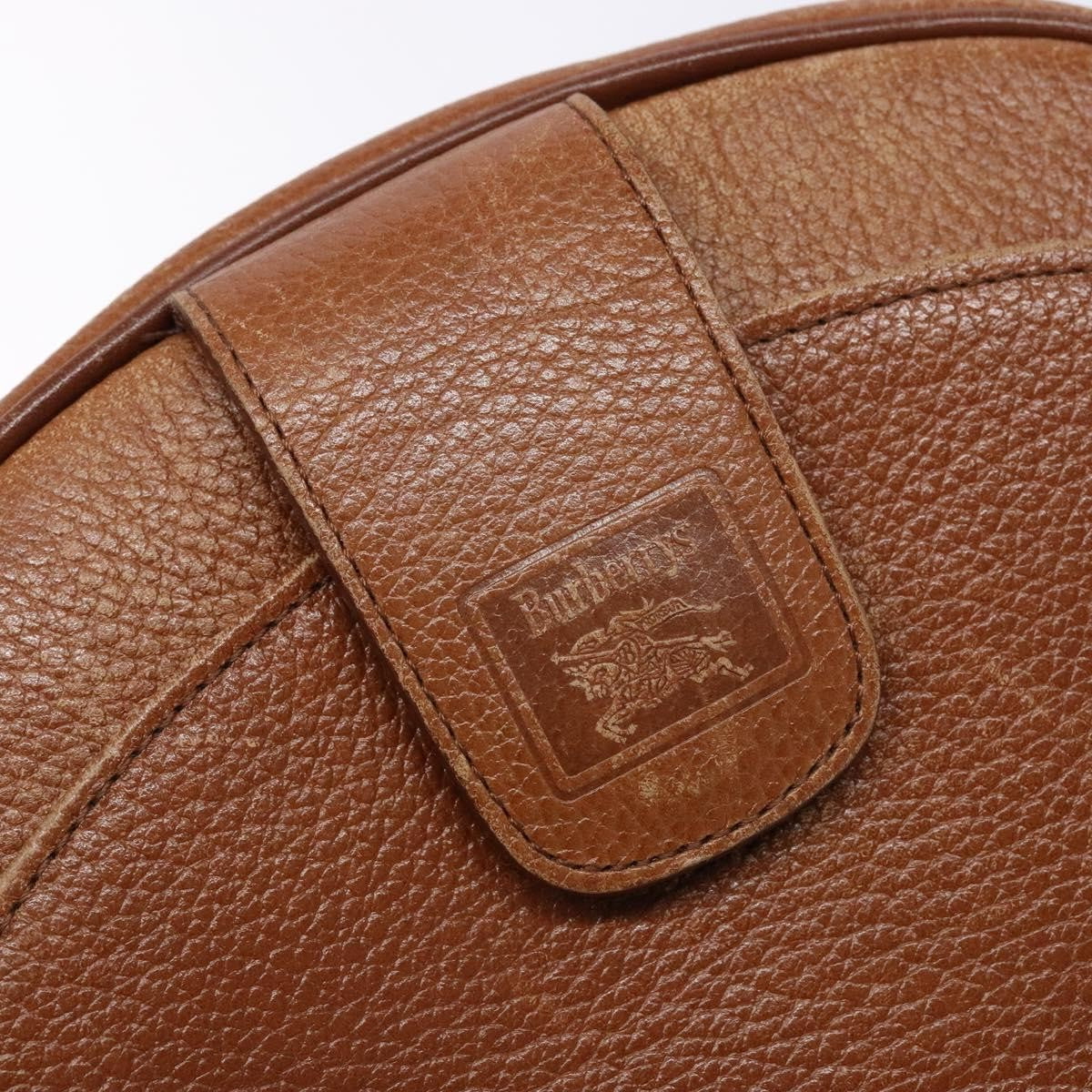 Burberry Shoulder Leather Brown Leather Shoulder Bag Bag (Pre-Owned)