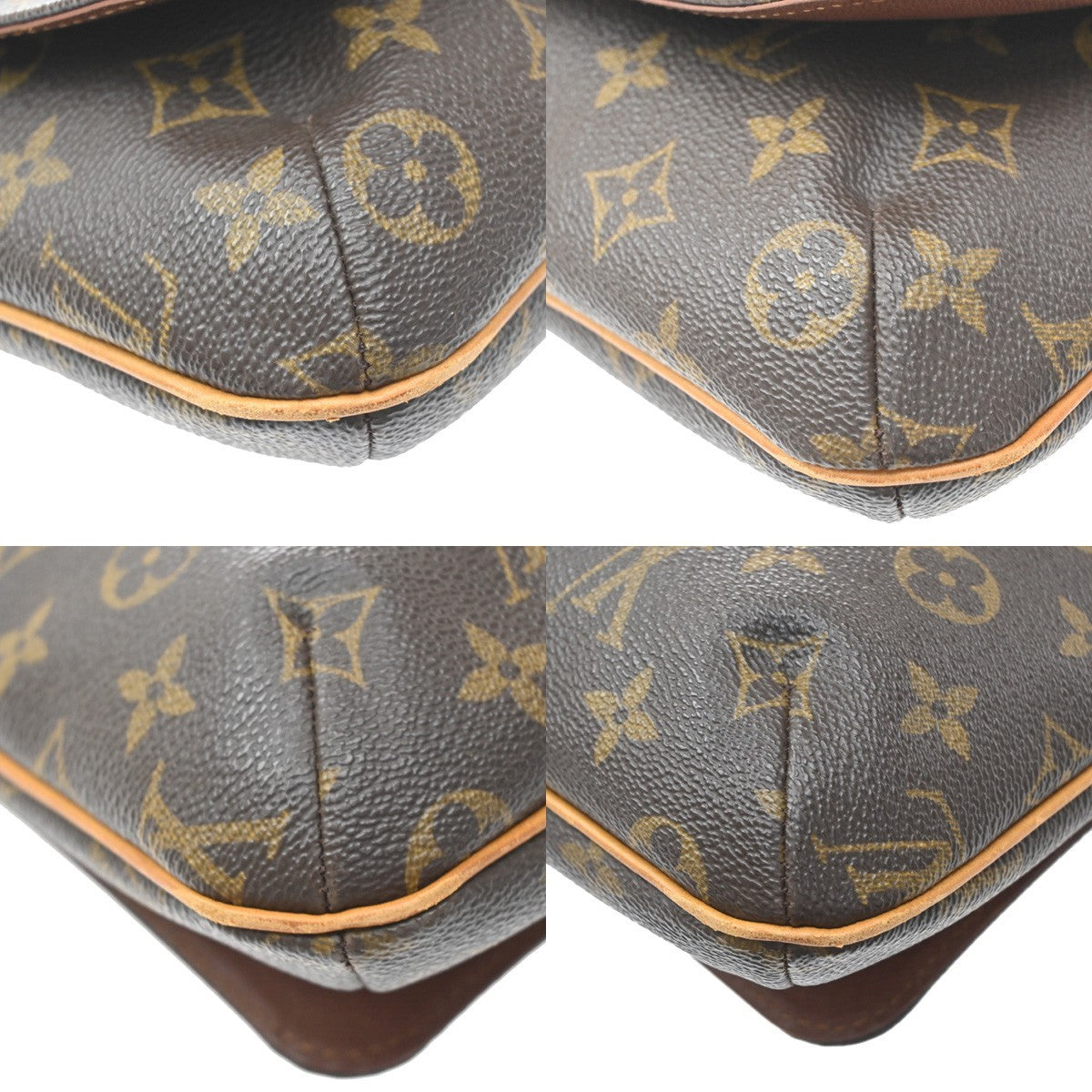 Louis Vuitton Musette Salsa Monogram Canvas Brown Leather Shoulder Bag Bag (Pre-Owned)