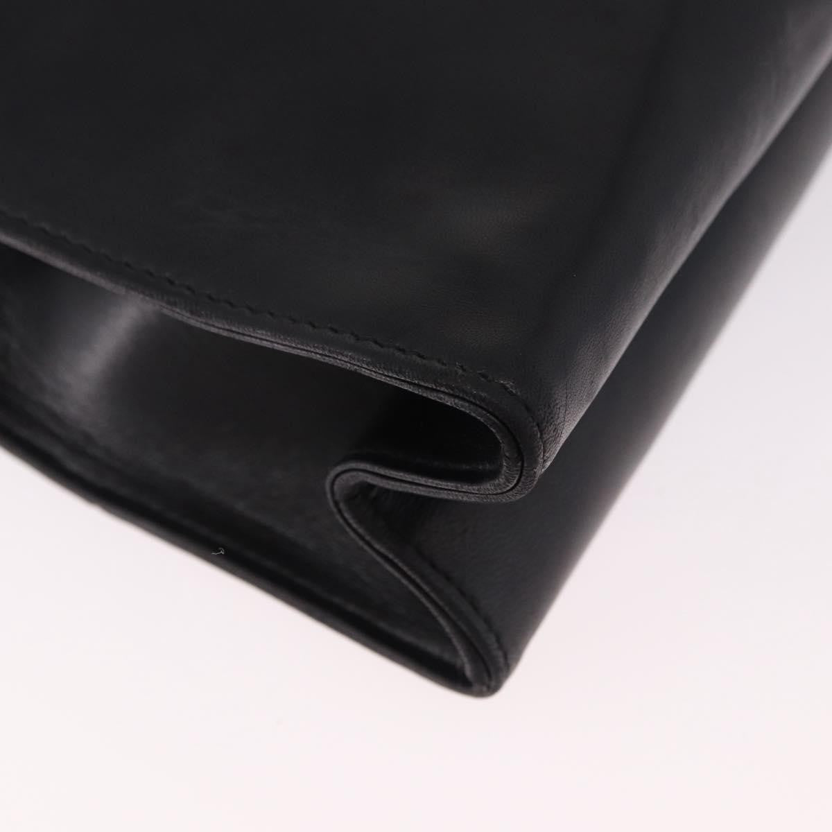 Salvatore Ferragamo Vintage Leather Black Leather Shoulder Bag Bag (Pre-Owned)