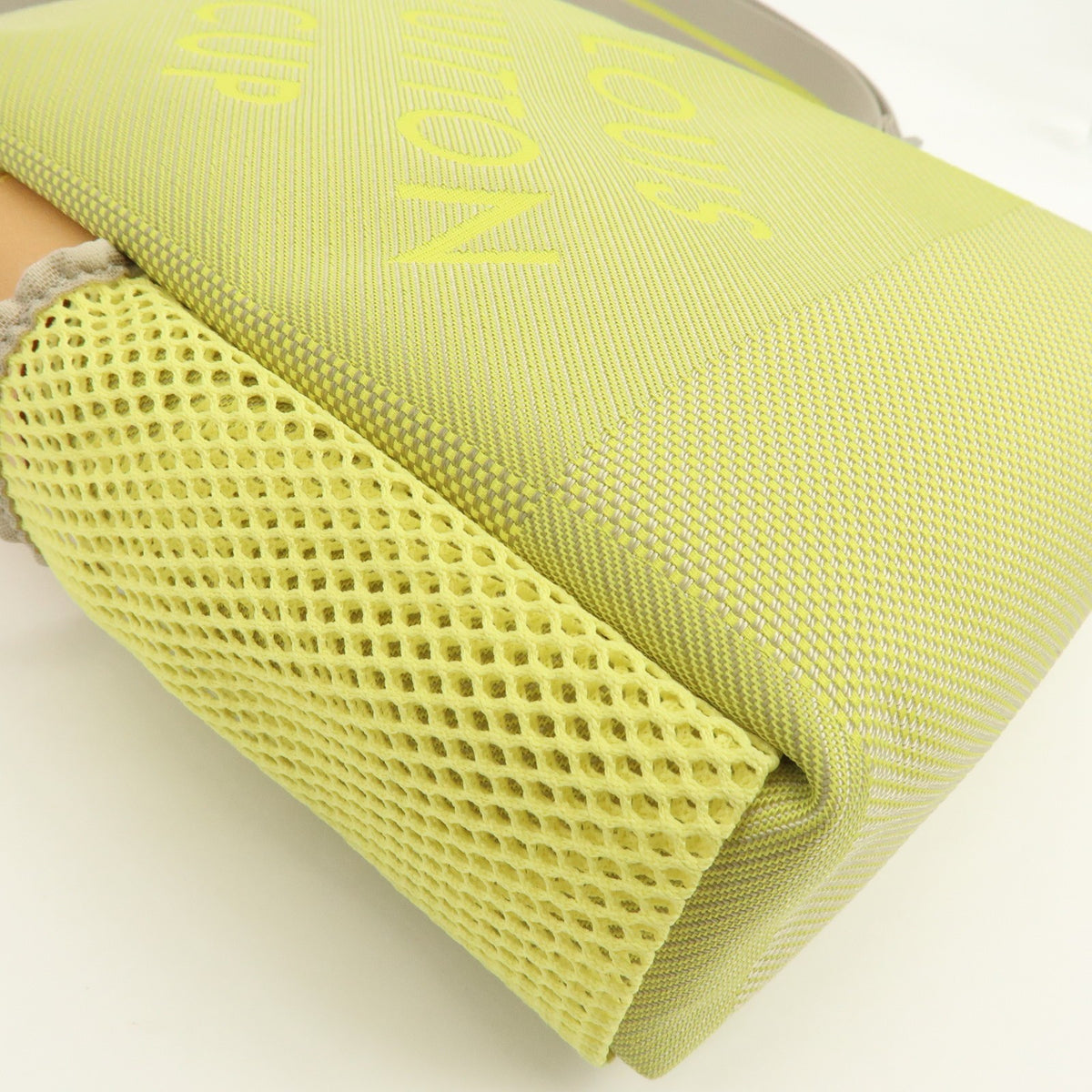 Louis Vuitton Cup Weathery Damier Geant Canvas Green Canvas Handbag (Pre-Owned)