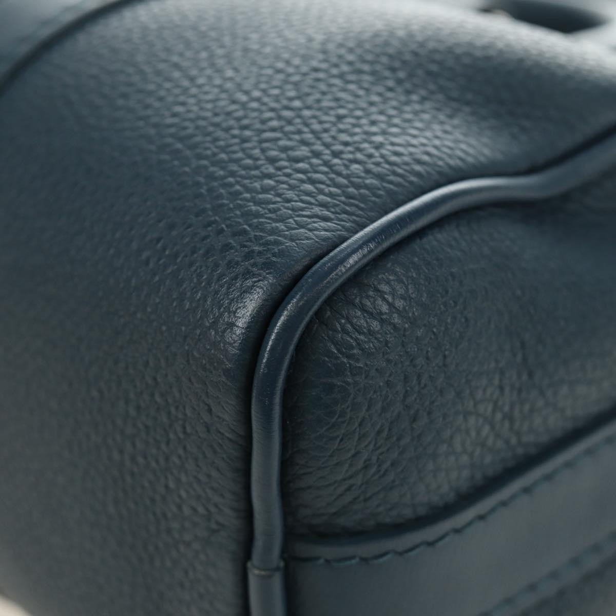 Louis Vuitton Keepall Bandouliere Limited Edition Aerogram Leather Blue Leather Travel Bag Bag (Pre-Owned)