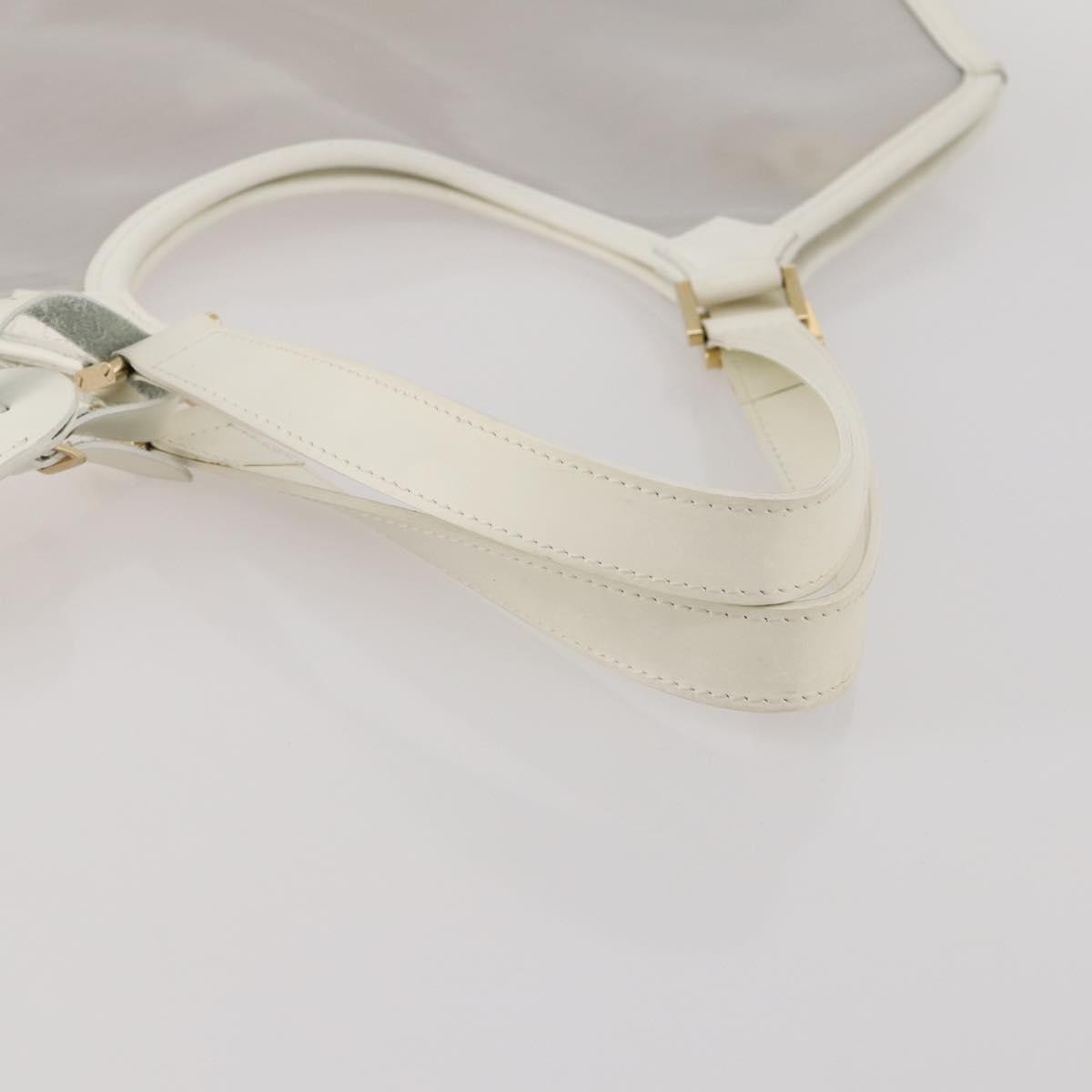 Louis Vuitton Plage Lagoon Bay Vinyl Epi Leather White Plastic Handbag (Pre-Owned)
