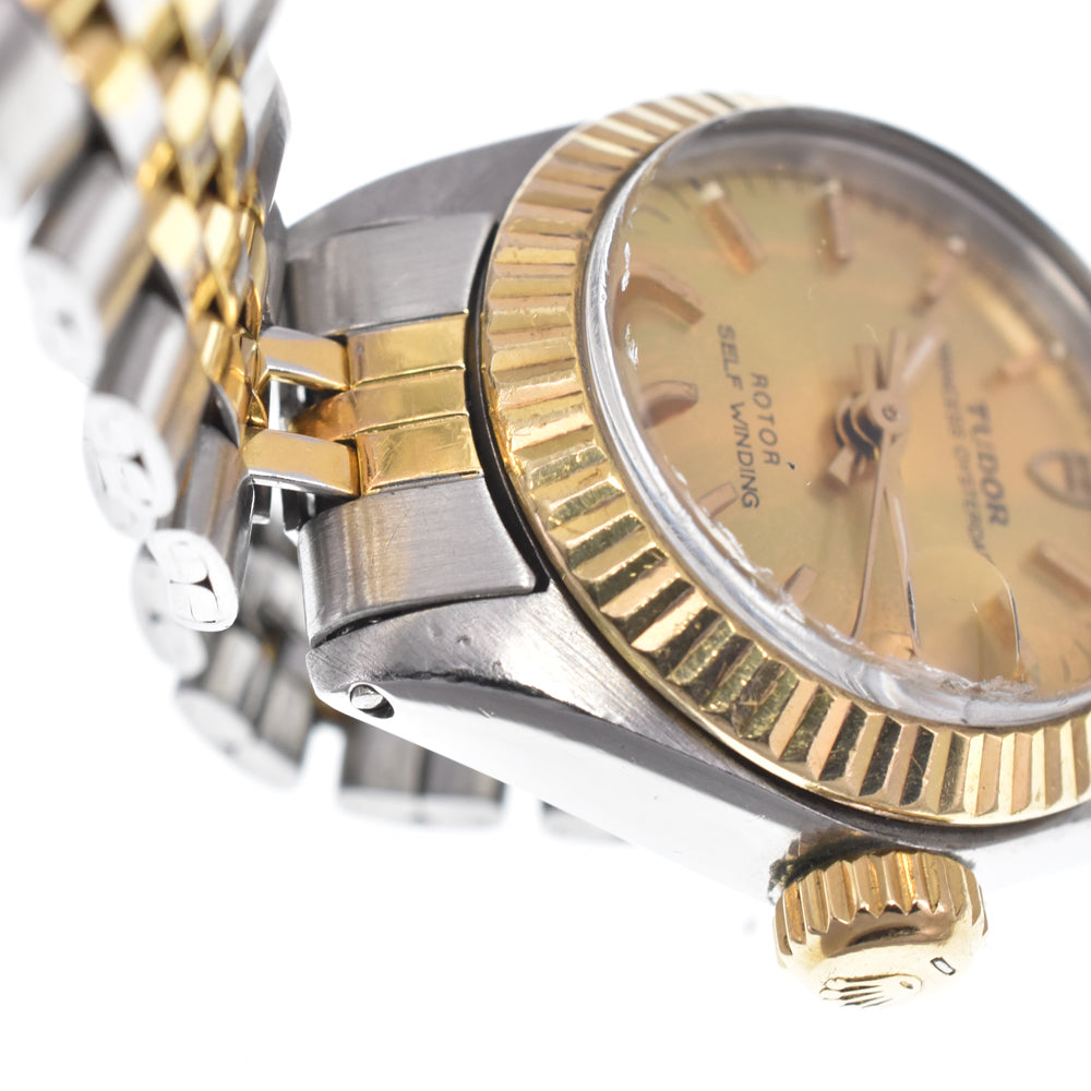 Tudor Princess Oyster Date Automatic Stainless Steel And 18K Yellow Gold Watch (Pre-Owned)