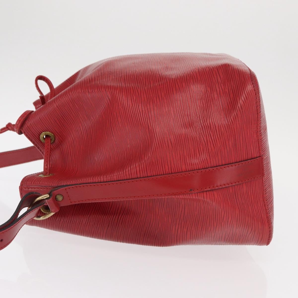 Louis Vuitton Petit Noe Epi Leather Red Leather Shoulder Bag Bag (Pre-Owned)