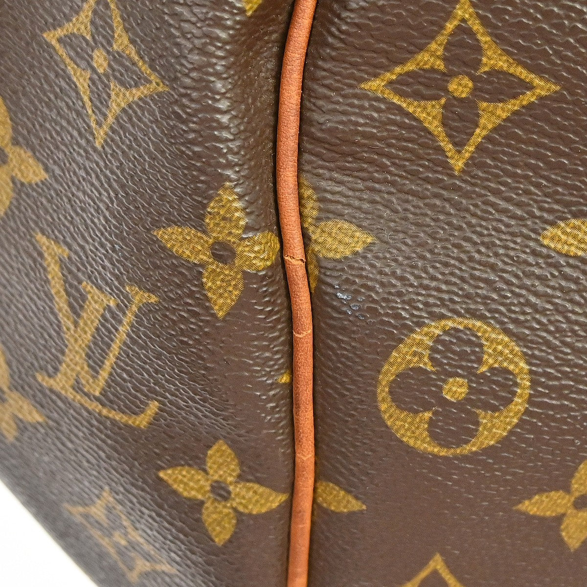 Louis Vuitton Keepall Monogram Canvas Brown Canvas Travel Bag Bag (Pre-Owned)