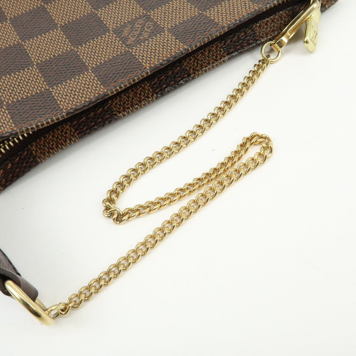 Louis Vuitton Marais Bucket Zip Damier Brown Canvas Clutche & Pouche Bag (Pre-Owned)