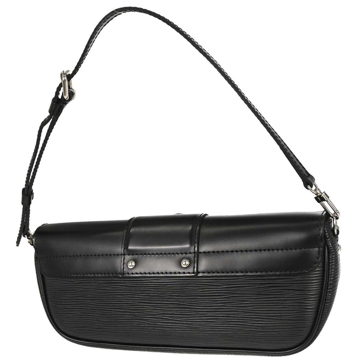 Louis Vuitton Montaigne Epi Black Leather Handbag (Pre-Owned)