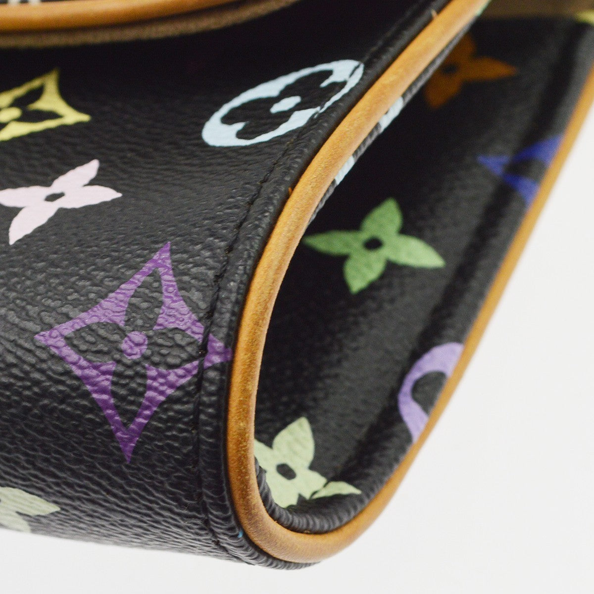 Louis Vuitton Courtney Clutch Monogram Multicolor Multicolour Canvas Clutche & Pouche Bag (Pre-Owned)