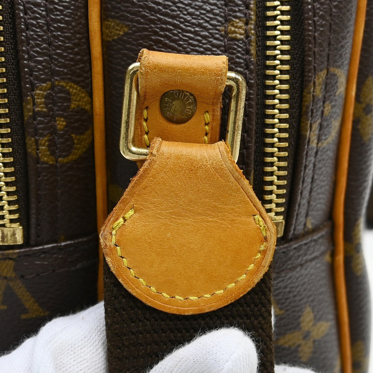 Louis Vuitton Reporter Monogram Canvas Brown Canvas Shoulder Bag Bag (Pre-Owned)