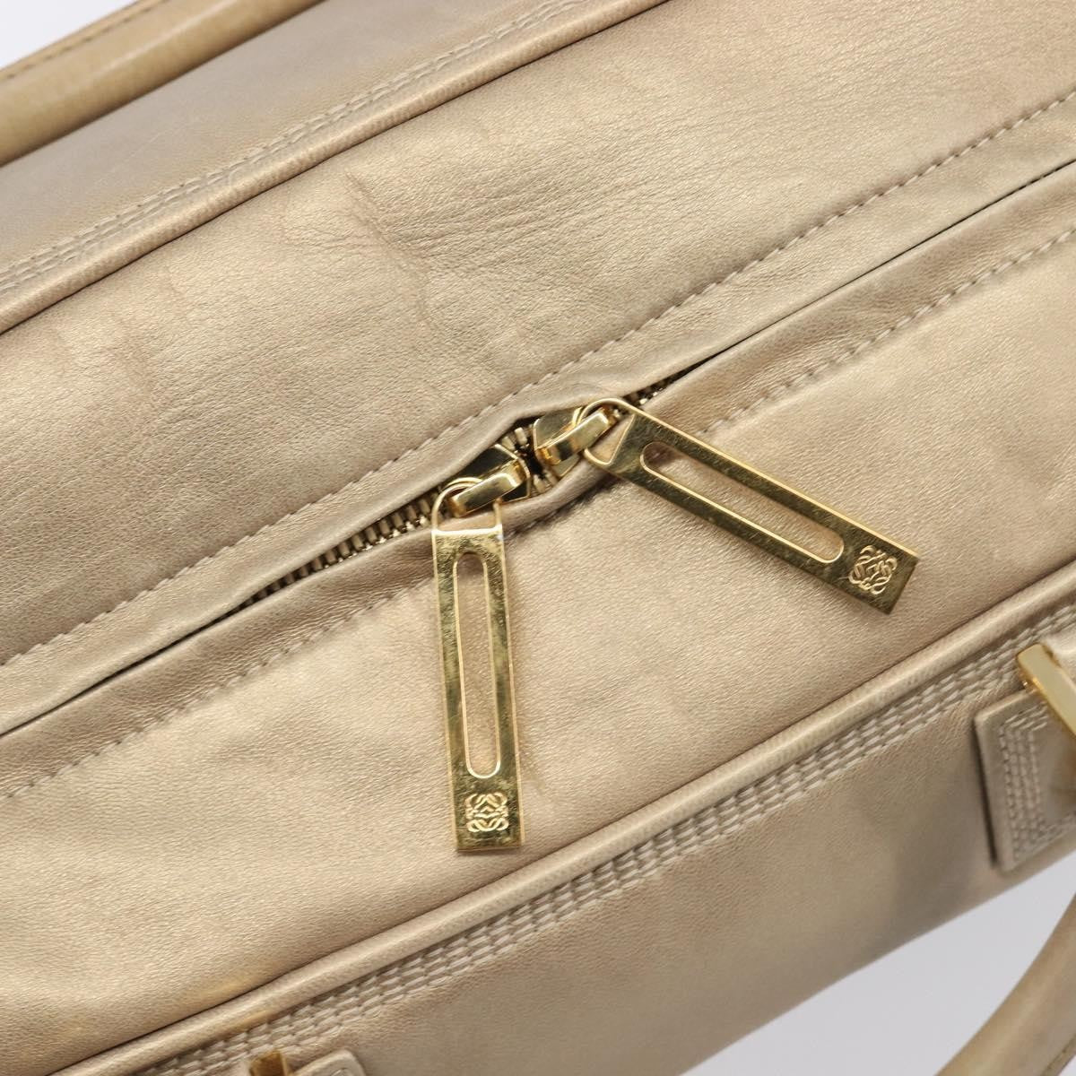Loewe Amazona Leather Gold Leather Handbag (Pre-Owned)