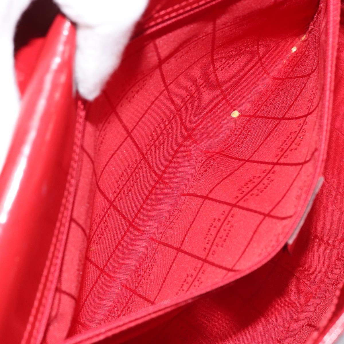 Celine Vintage Leather Red Leather Handbag (Pre-Owned)