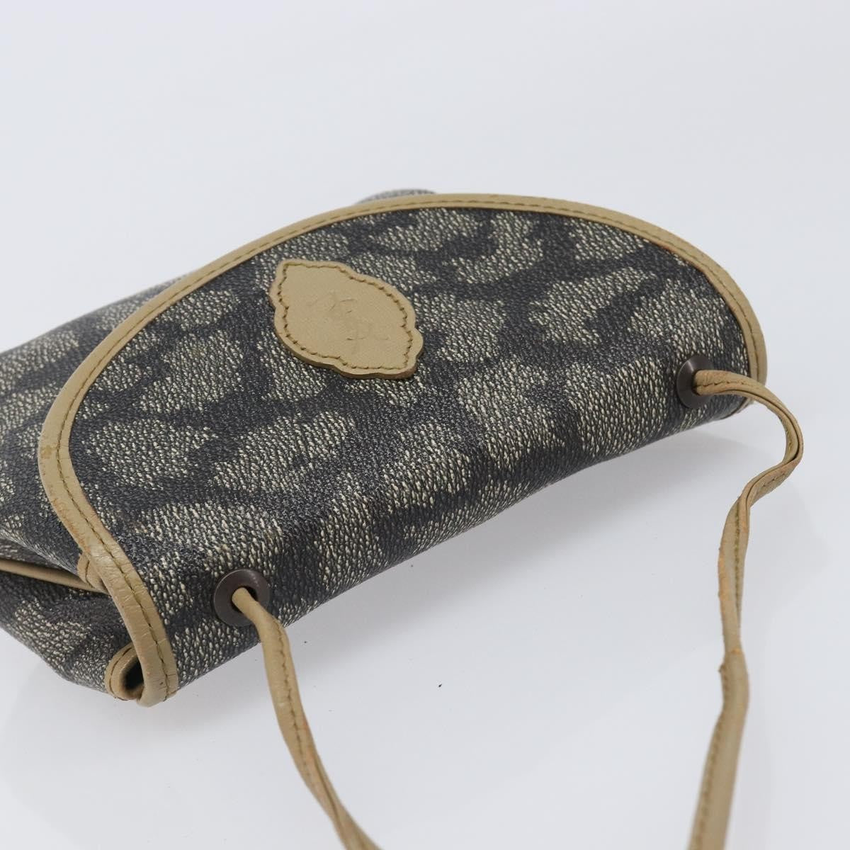 Saint Laurent Vintage Shoulder Bag Canvas Gray Canvas Shoulder Bag Bag (Pre-Owned)