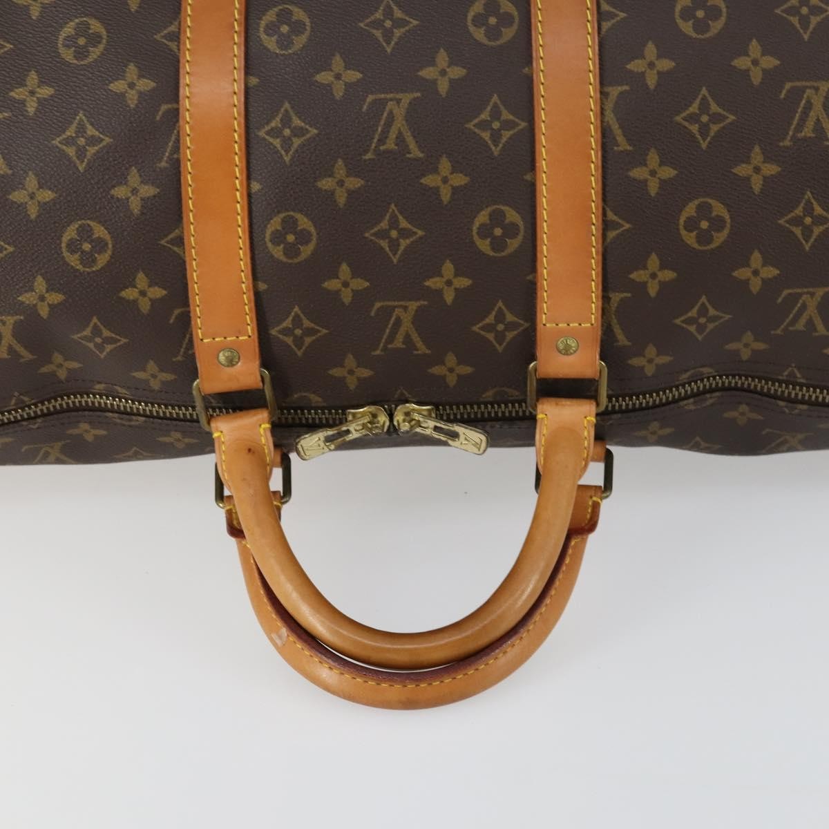 Louis Vuitton Keepall Monogram Canvas Brown Canvas Travel Bag Bag (Pre-Owned)