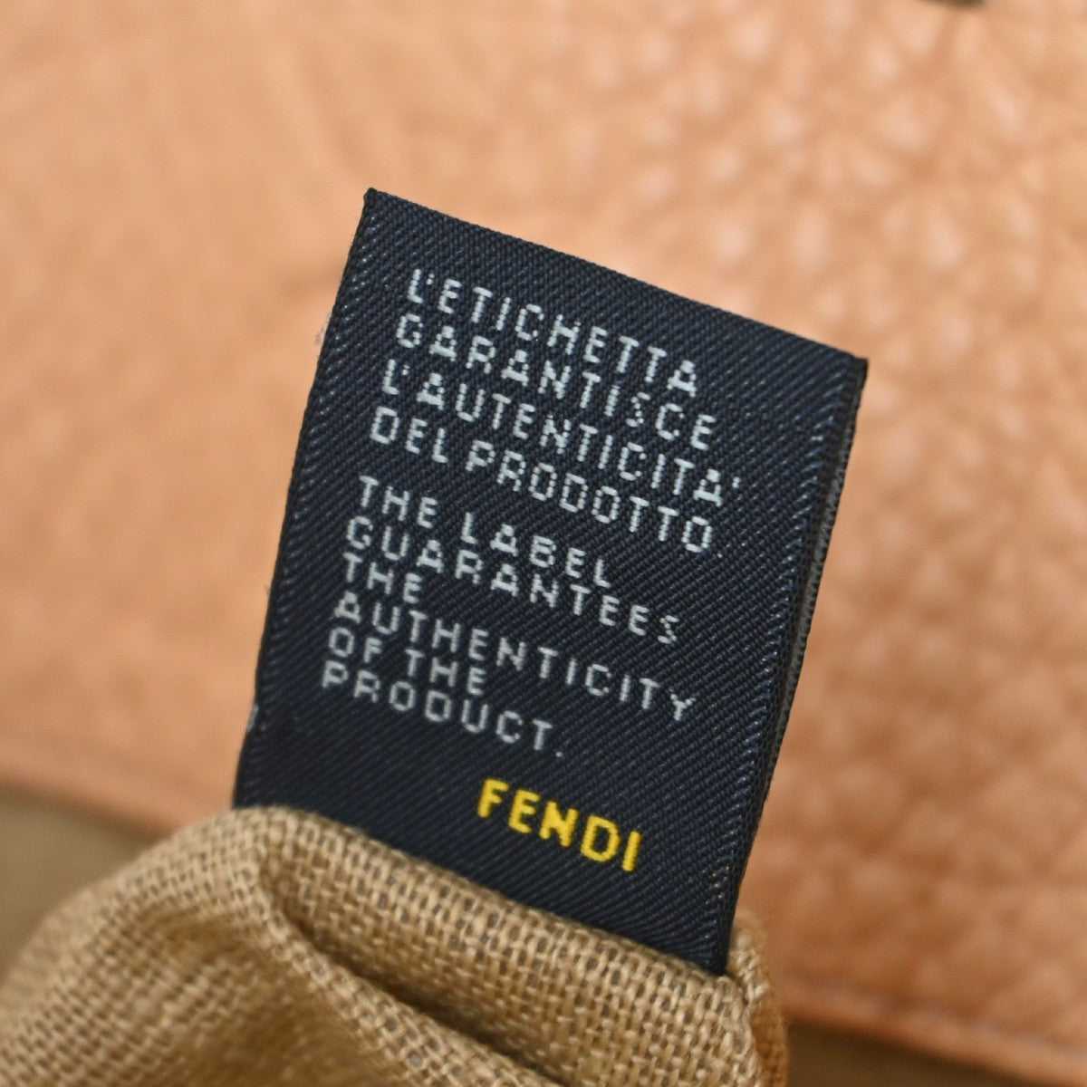 Fendi Roll Tote Selleria Leather Orange Leather Tote Bag Bag (Pre-Owned)