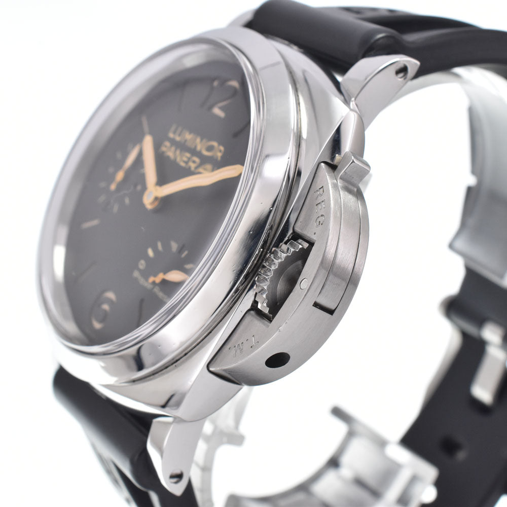 Panerai Luminor 1950 3 Days Manual Stainless Steel And Leather Watch (Pre-Owned)