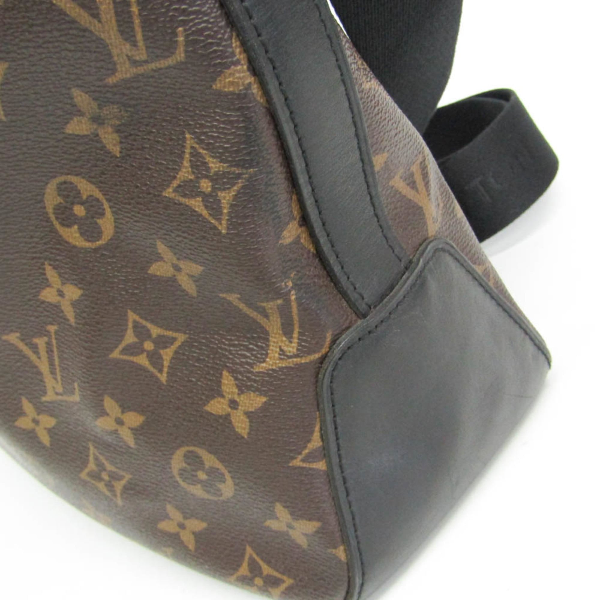 Louis Vuitton Davis Macassar Monogram Canvas Brown Canvas Handbag (Pre-Owned)