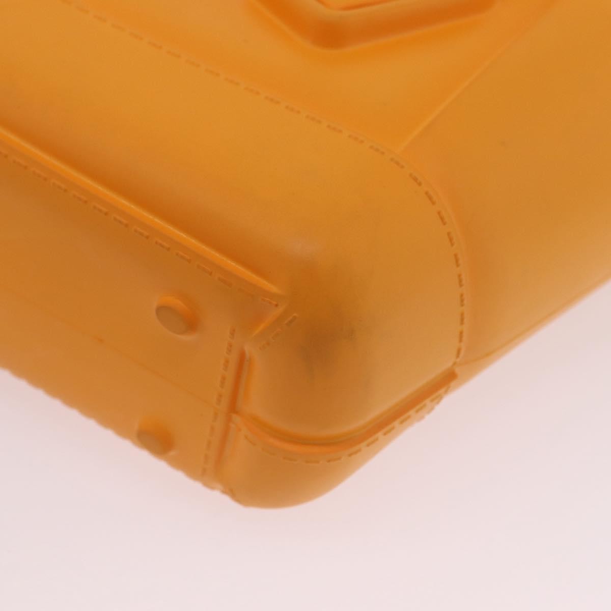 Bottega Veneta Arco Rubber Orange Rubber Tote Bag Bag (Pre-Owned)