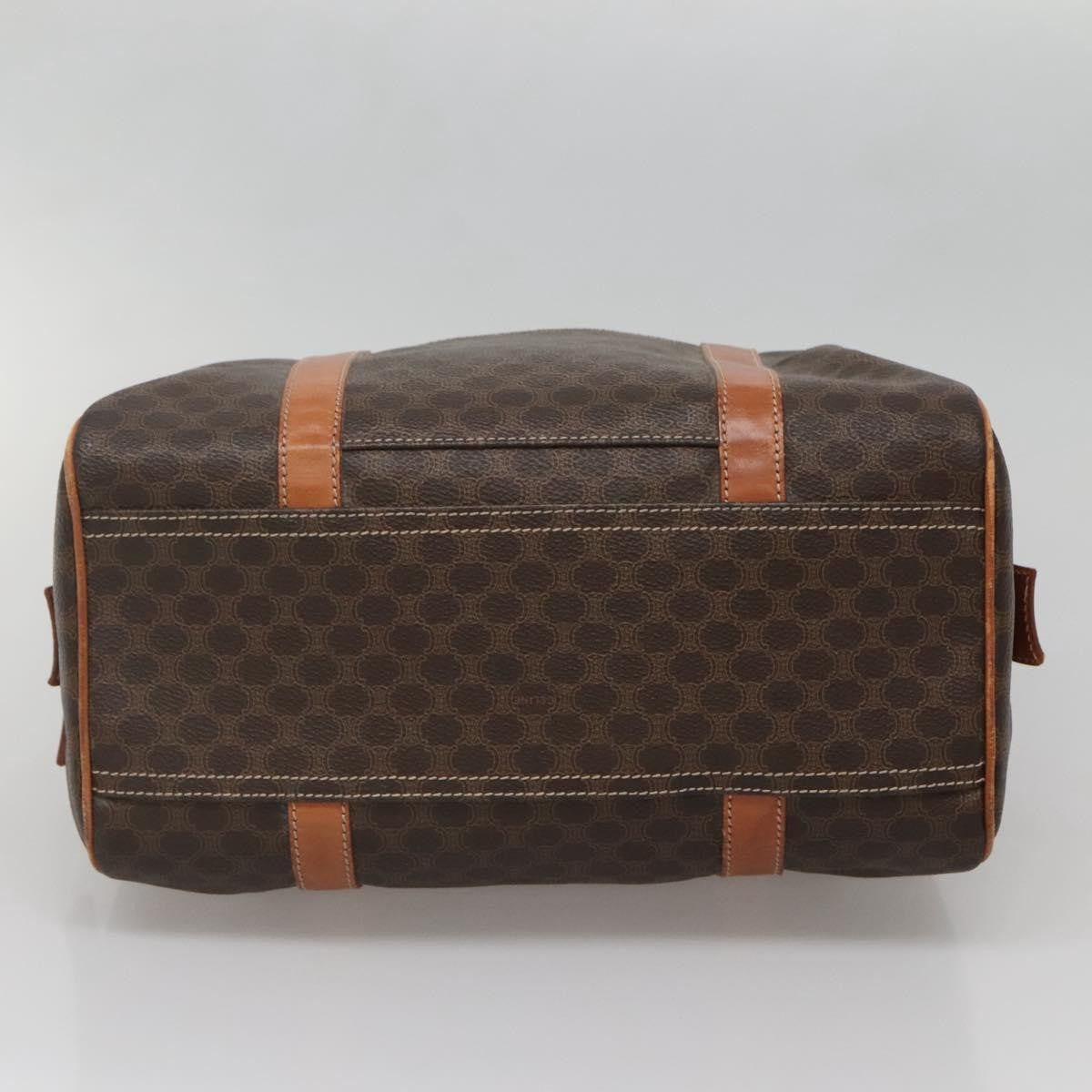 Celine Macadam Macadam With Leather Brown Canvas Bag (Pre-Owned)
