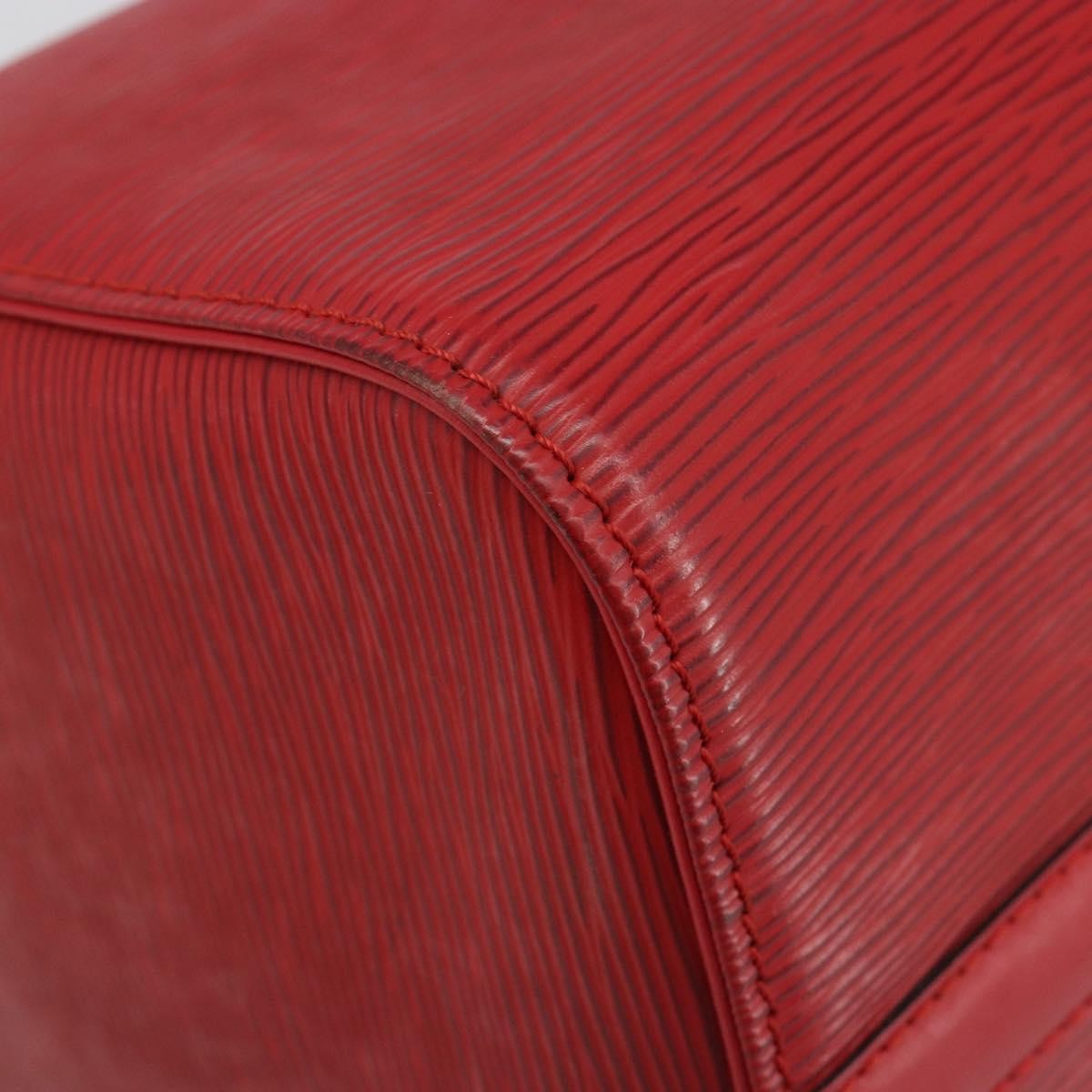 Louis Vuitton Speedy Epi Leather Red Leather Handbag (Pre-Owned)