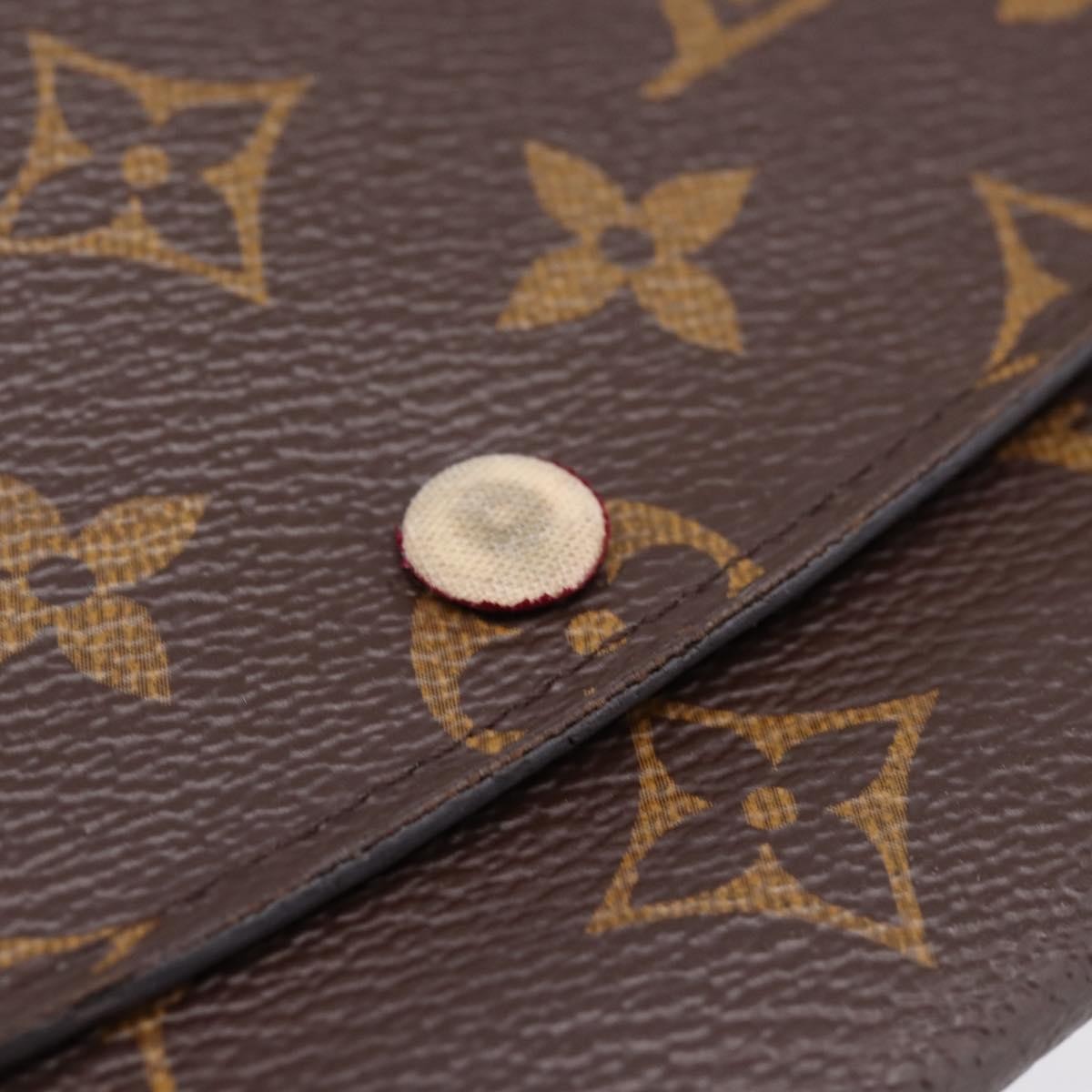 Louis Vuitton Emilie Monogram Canvas Brown Canvas Wallets Accessory (Pre-Owned)