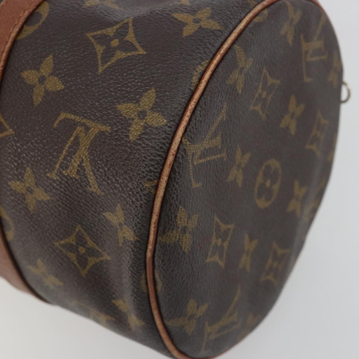 Louis Vuitton Papillon Monogram Brown Canvas Handbag (Pre-Owned)