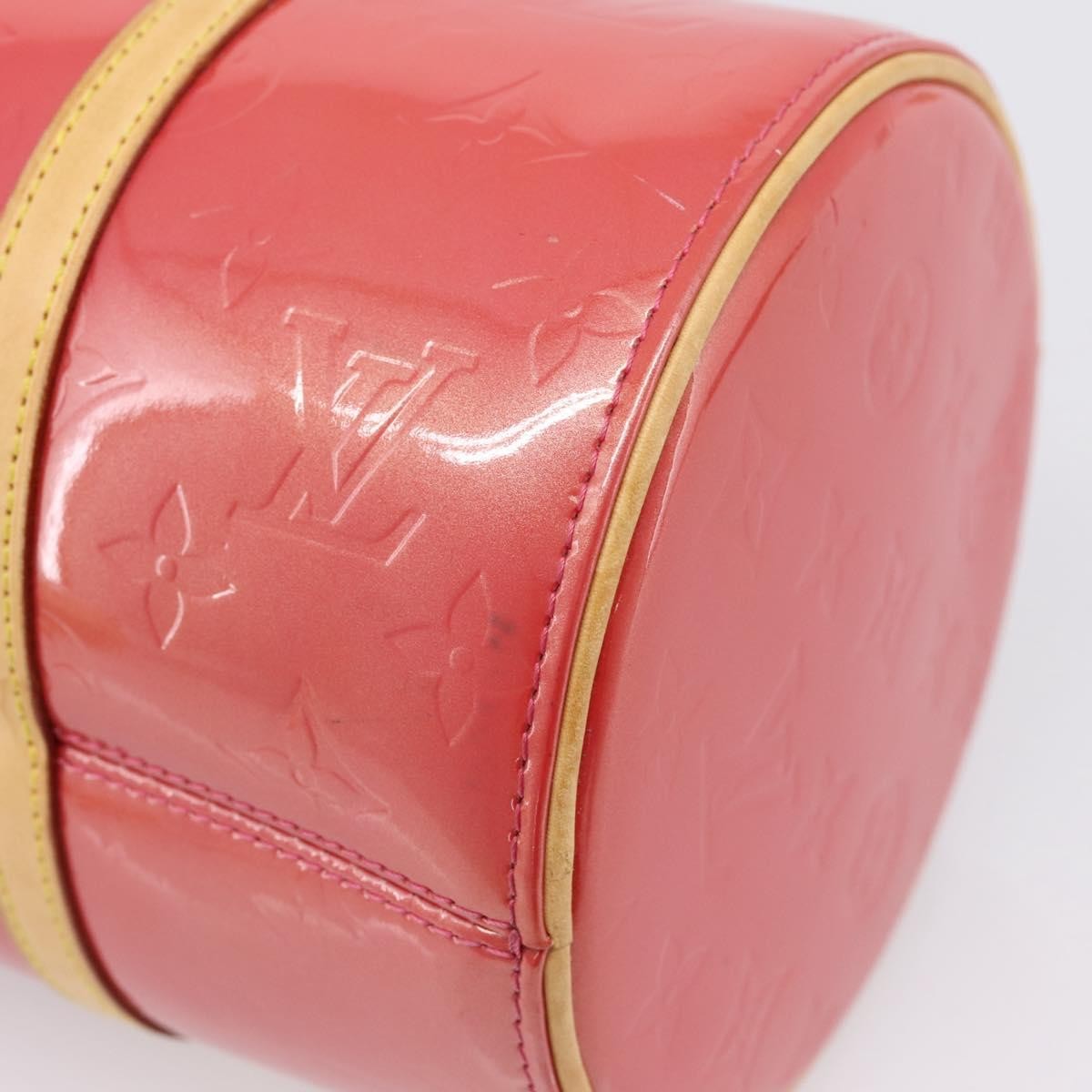 Louis Vuitton Bedford Monogram Vernis Pink Patent_Leather Handbag (Pre-Owned)