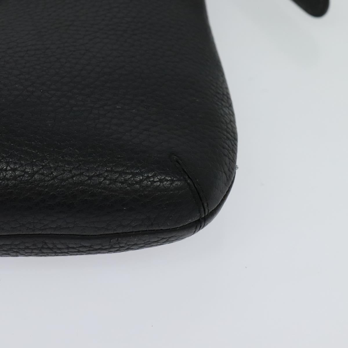 Loewe Vintage Leather Black Leather Shoulder Bag Bag (Pre-Owned)