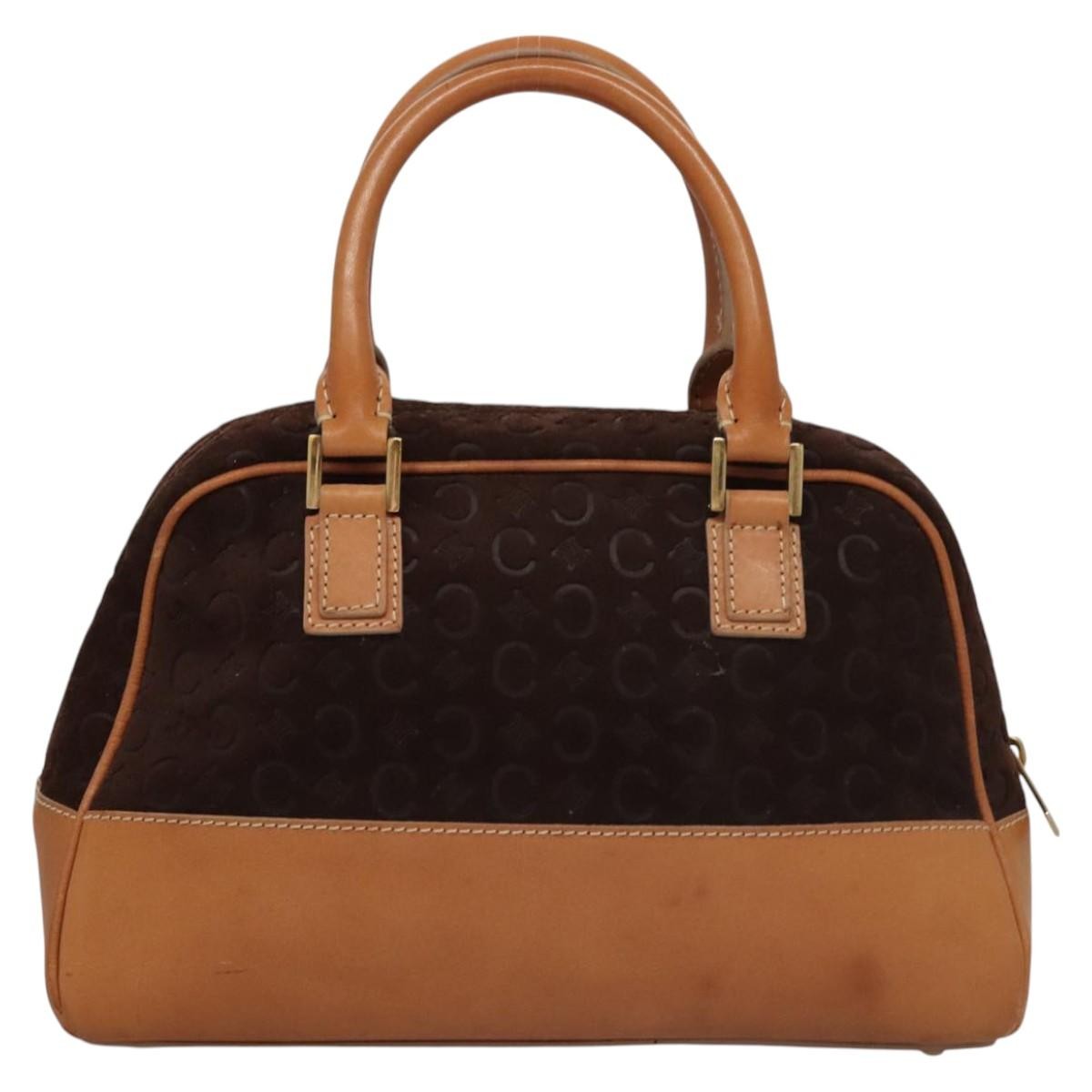 Celine C Macadam Canvas Brown Canvas Handbag (Pre-Owned)