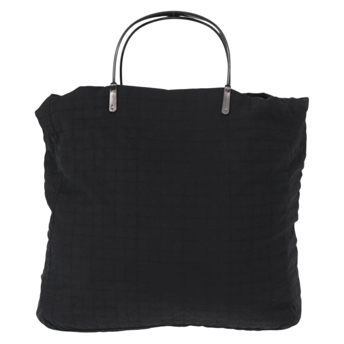 Prada Vintage Tessuto Black Nylon Handbag (Pre-Owned)
