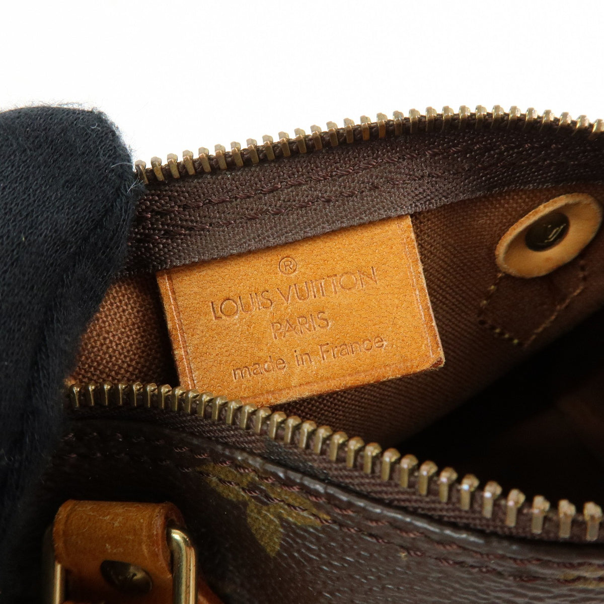 Louis Vuitton Speedy Mini Hl Monogram Canvas Brown Canvas Handbag (Pre-Owned)