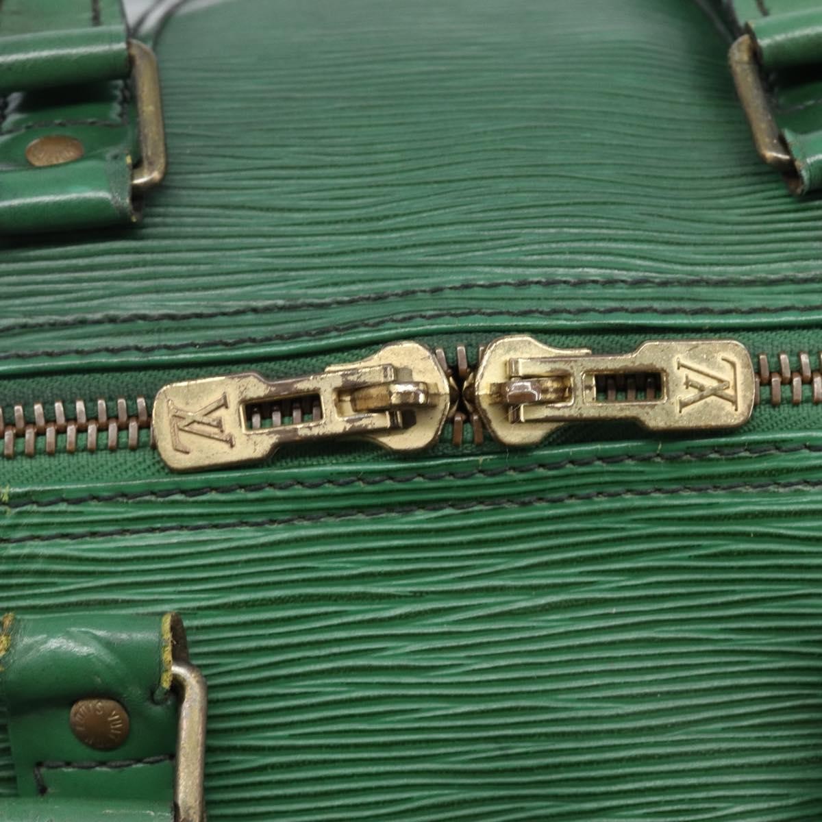 Louis Vuitton Keepall Epi Leather Green Leather Travel Bag Bag (Pre-Owned)