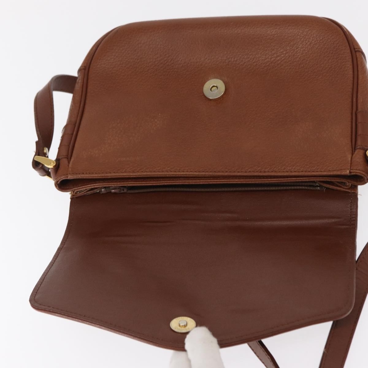 Burberry Vintage Leather Brown Leather Shoulder Bag Bag (Pre-Owned)