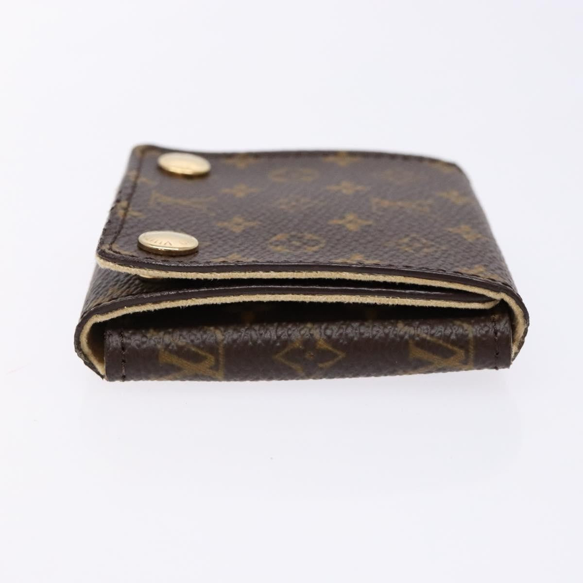Louis Vuitton Case Jewelry Box Canvas Brown Canvas Wallets Accessory (Pre-Owned)