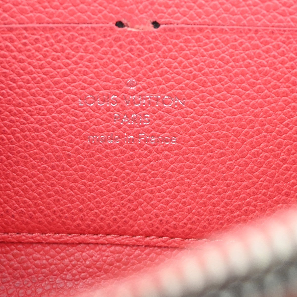Louis Vuitton Portefeuille Zippy Monogramme Empreinte Monogramme Empreinte Red Leather Wallets Accessory (Pre-Owned)