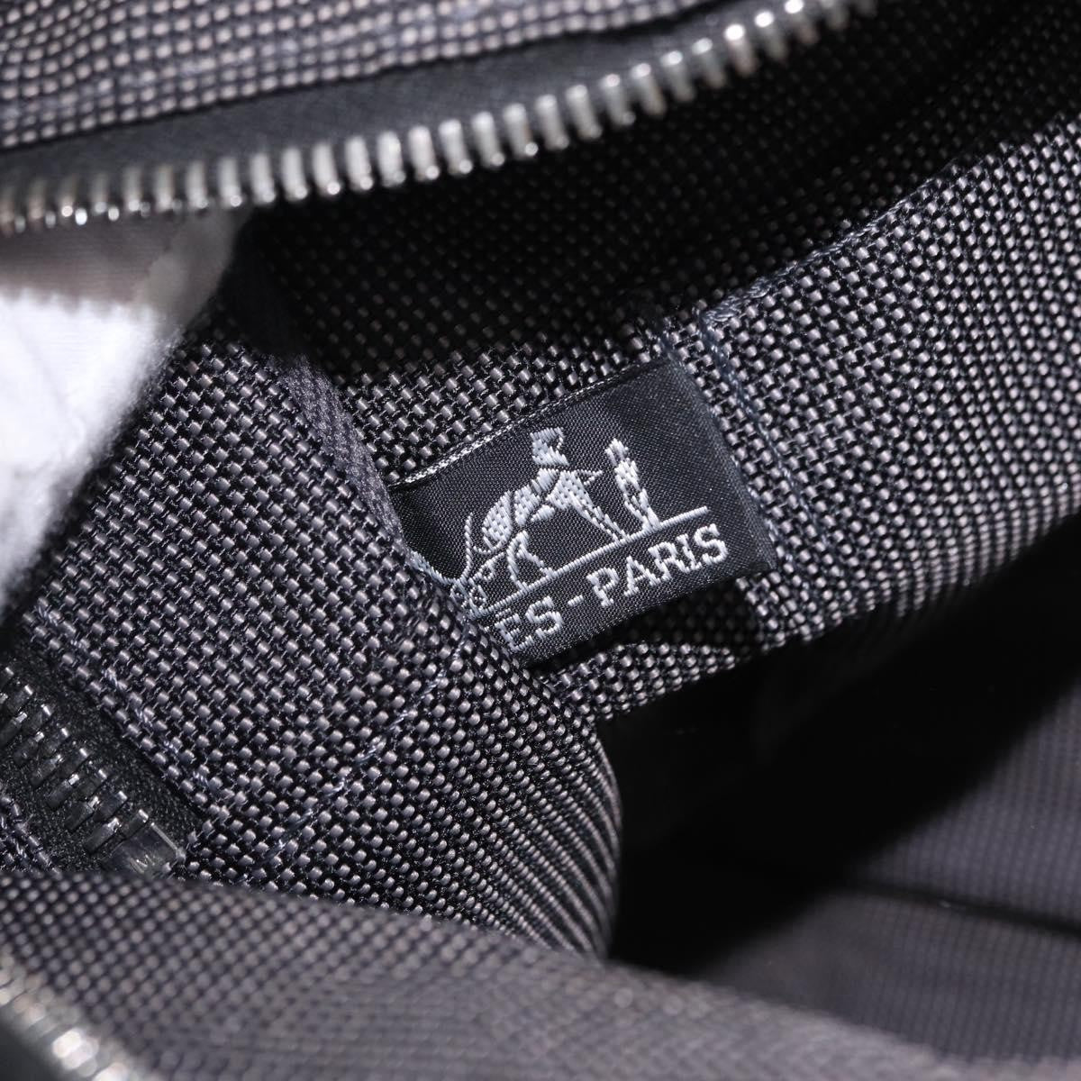 Hermes Herline Canvas Gray Canvas Backpack Bag (Pre-Owned)