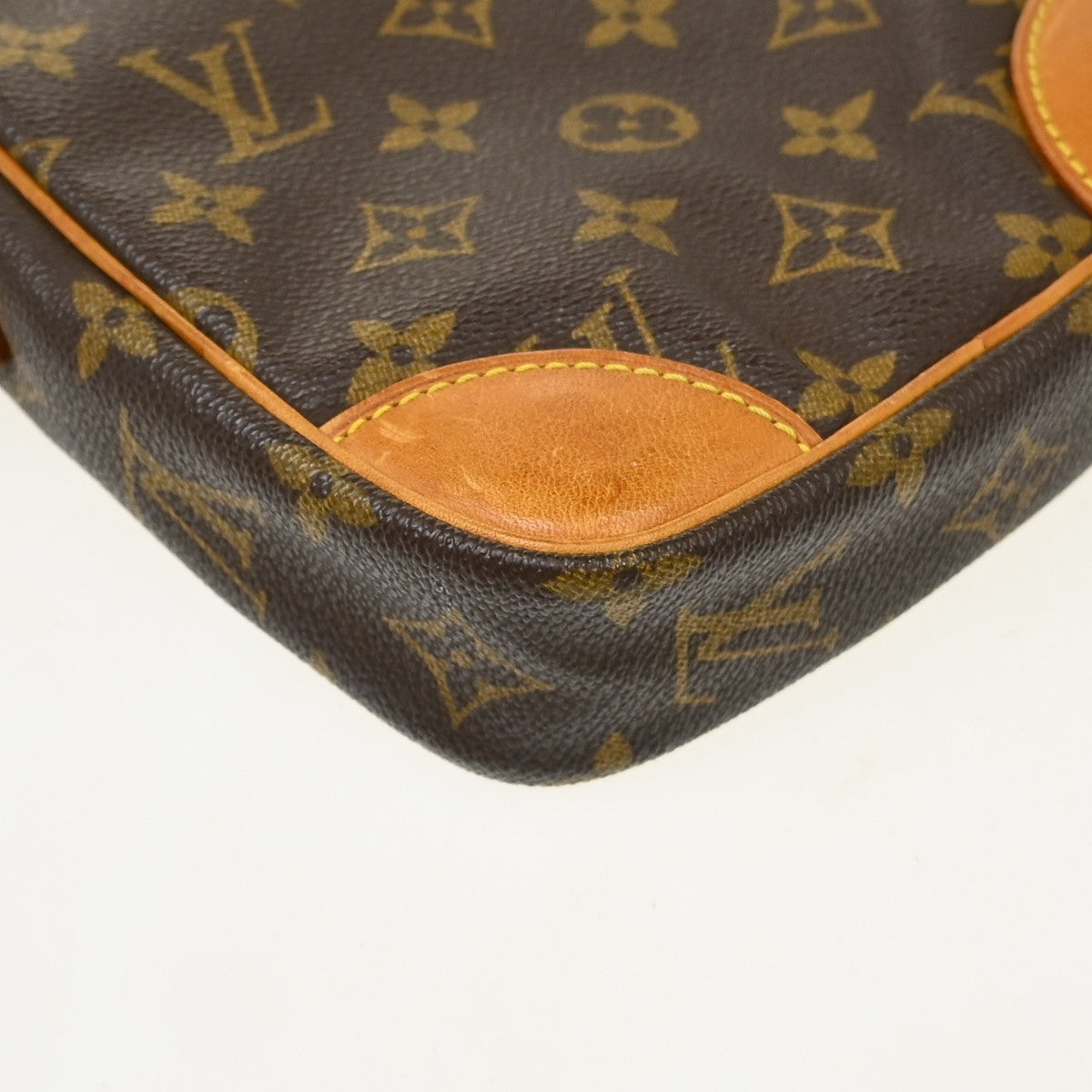 Louis Vuitton Danube Monogram Canvas Brown Canvas Handbag (Pre-Owned)