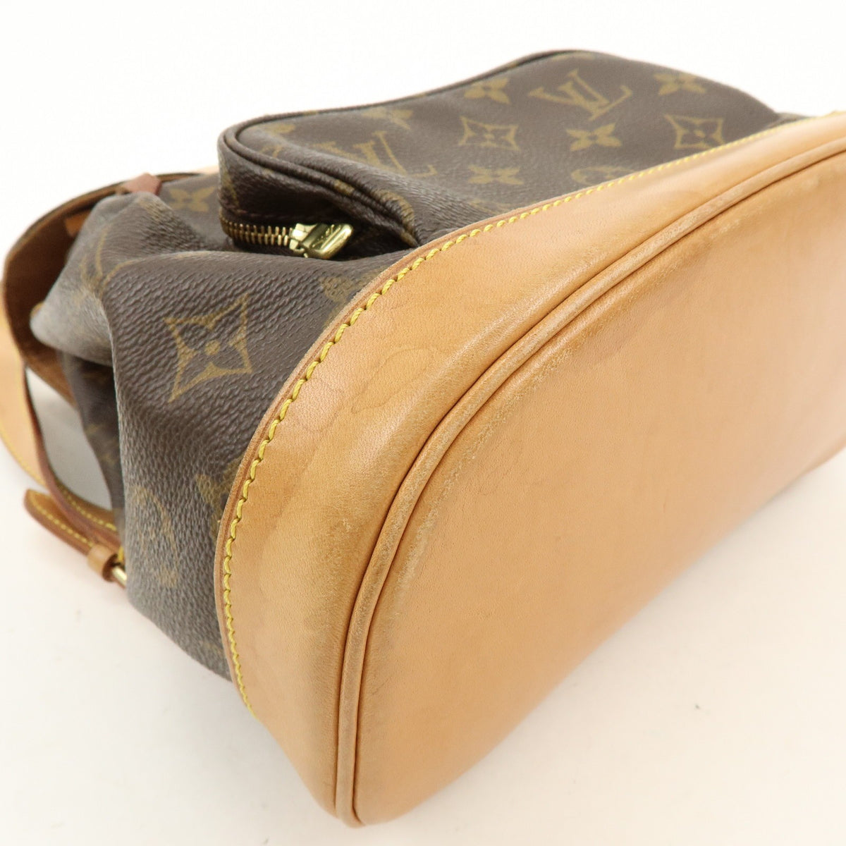 Louis Vuitton Vintage Montsouris Monogram Canvas Brown Canvas Backpack Bag (Pre-Owned)