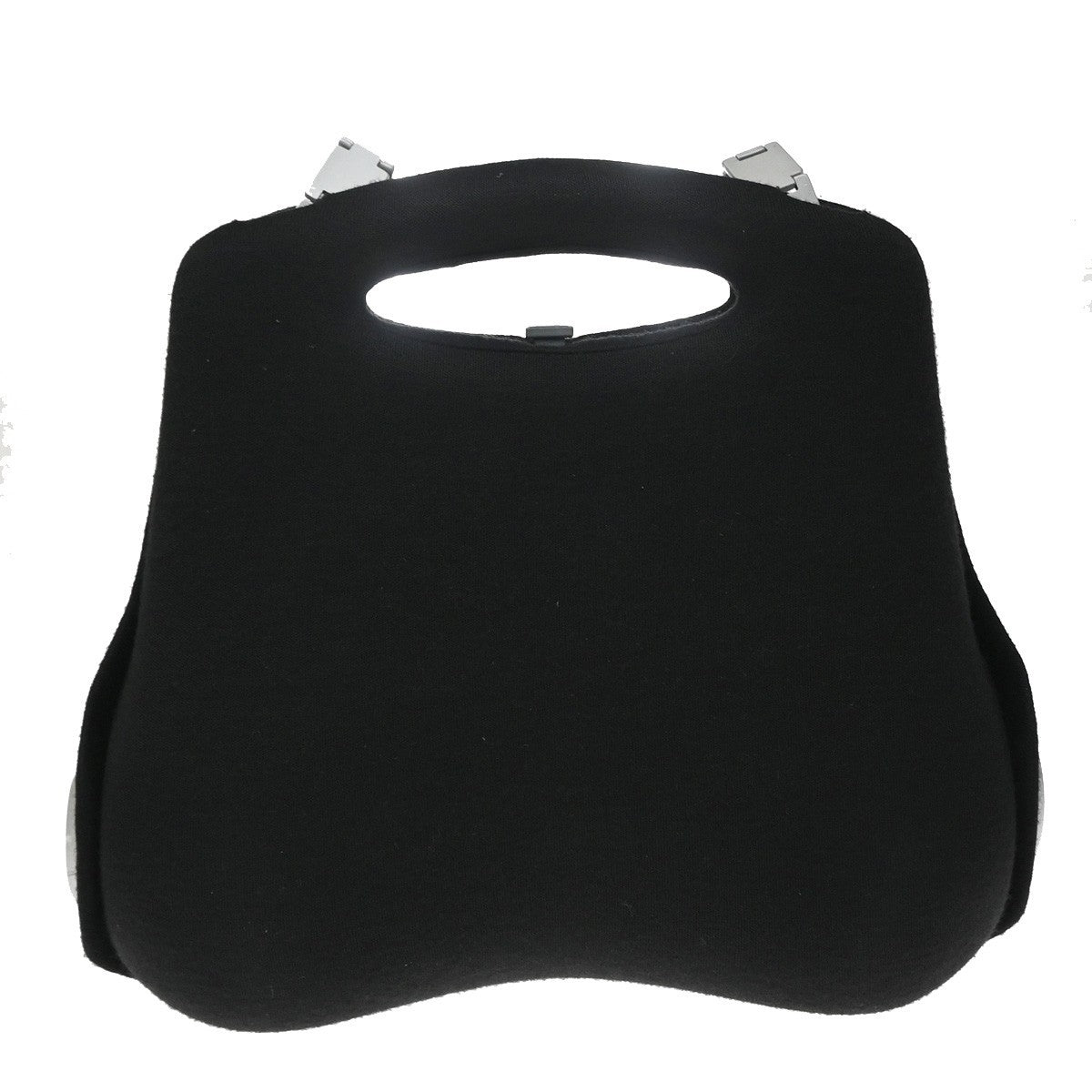 Chanel Millennium 2005 Jersey Black Canvas Handbag (Pre-Owned)