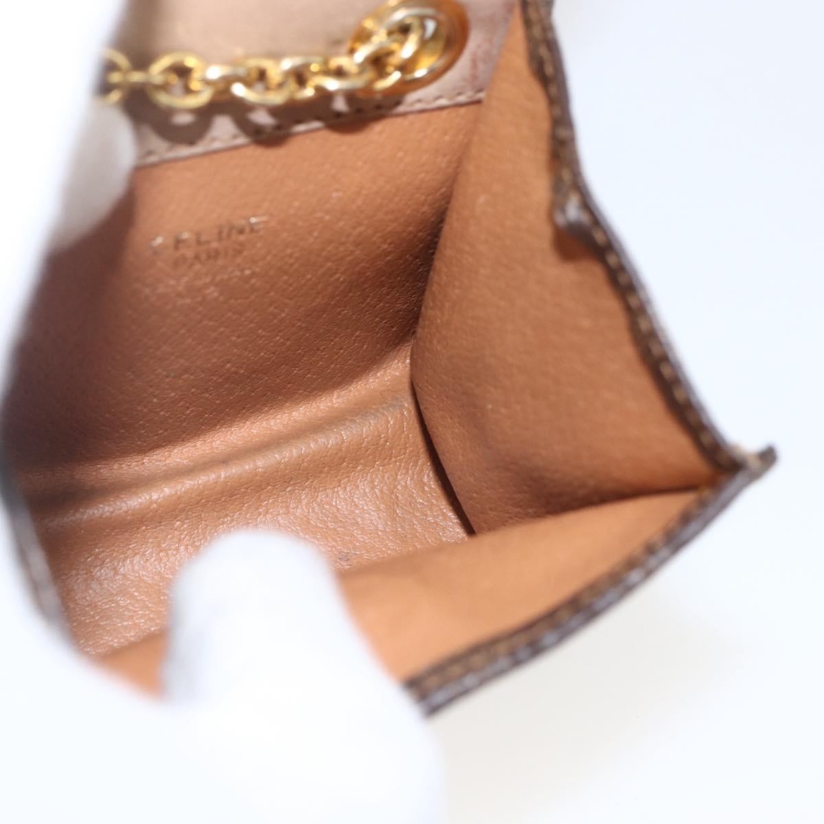 Celine Vintage Macadam Canvas And Leather Brown Canvas Shoulder Bag Bag (Pre-Owned)