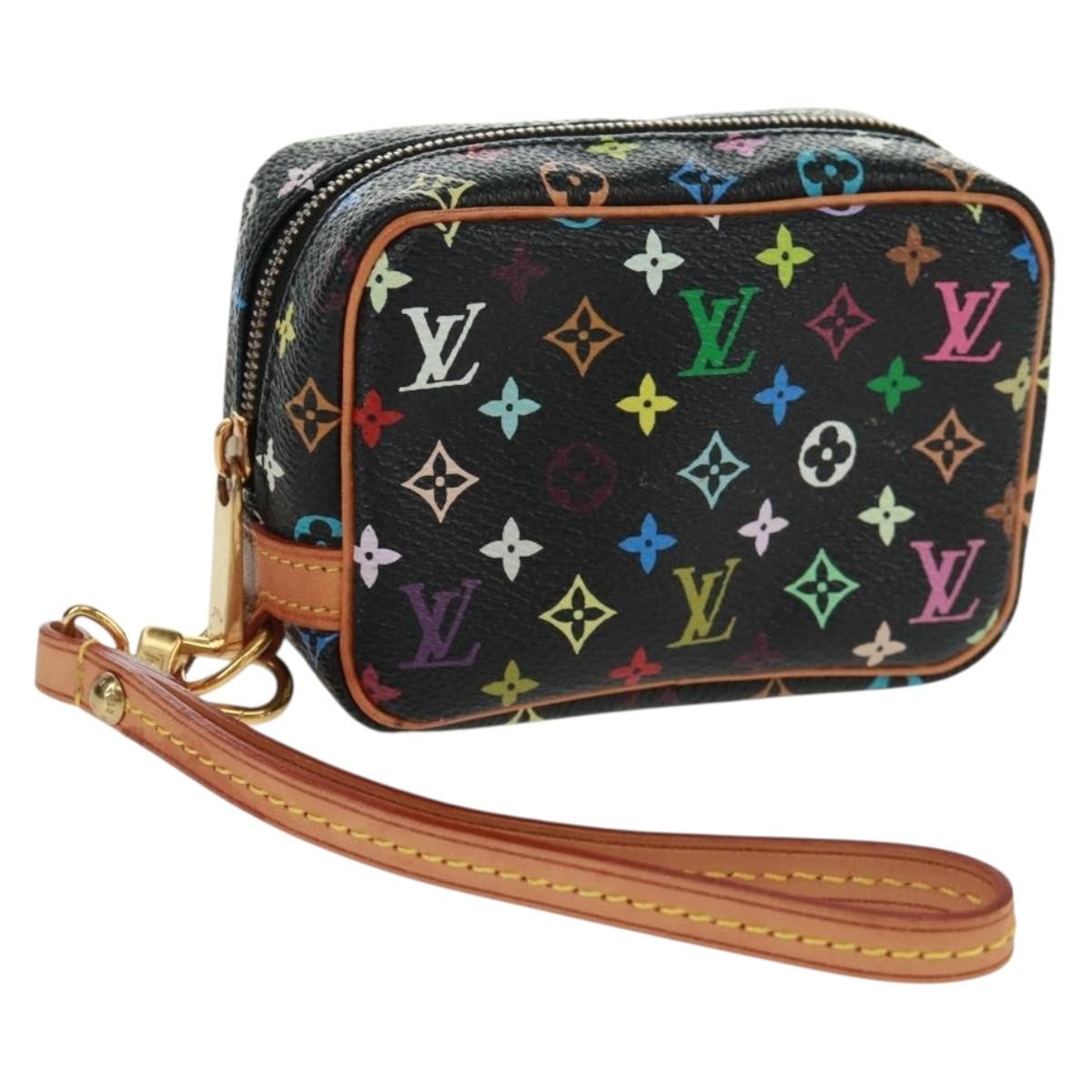 Louis Vuitton Wapity Trousse Monogram Multicolor Black Canvas Clutche & Pouche Bag (Pre-Owned)