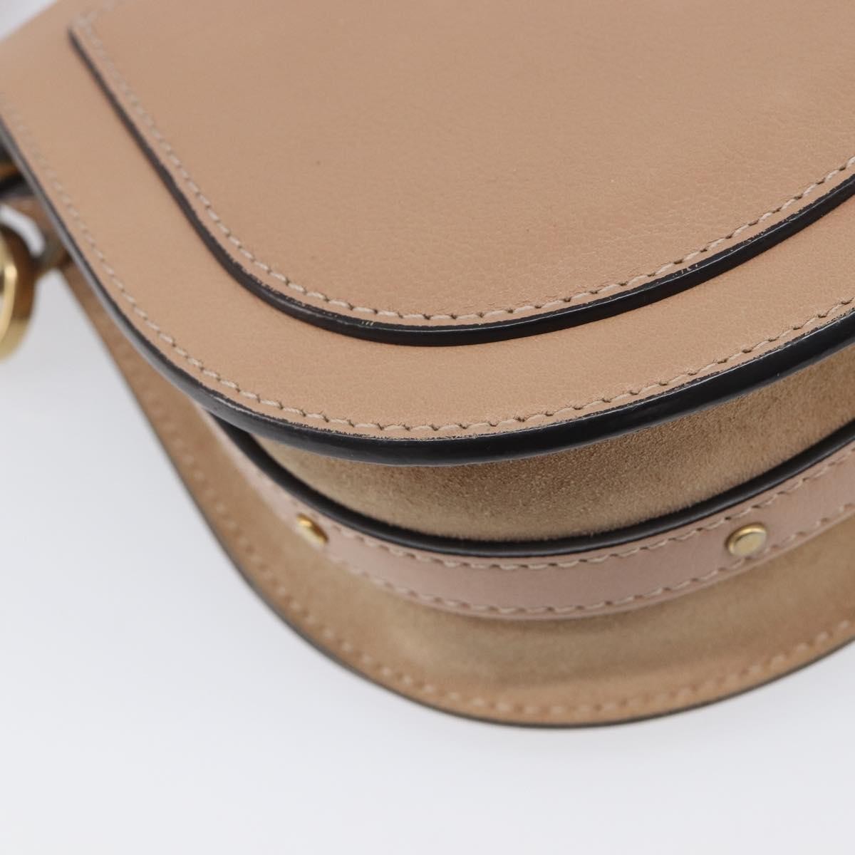 Chloe Nile Leather Pink Leather Crossbody Bag Bag (Pre-Owned)