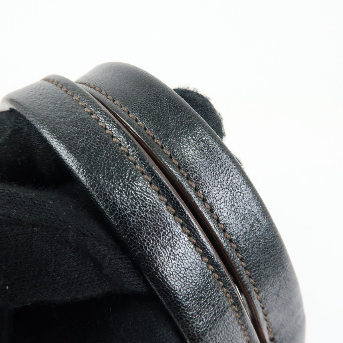Cartier Marcello Leather Black Leather Handbag (Pre-Owned)